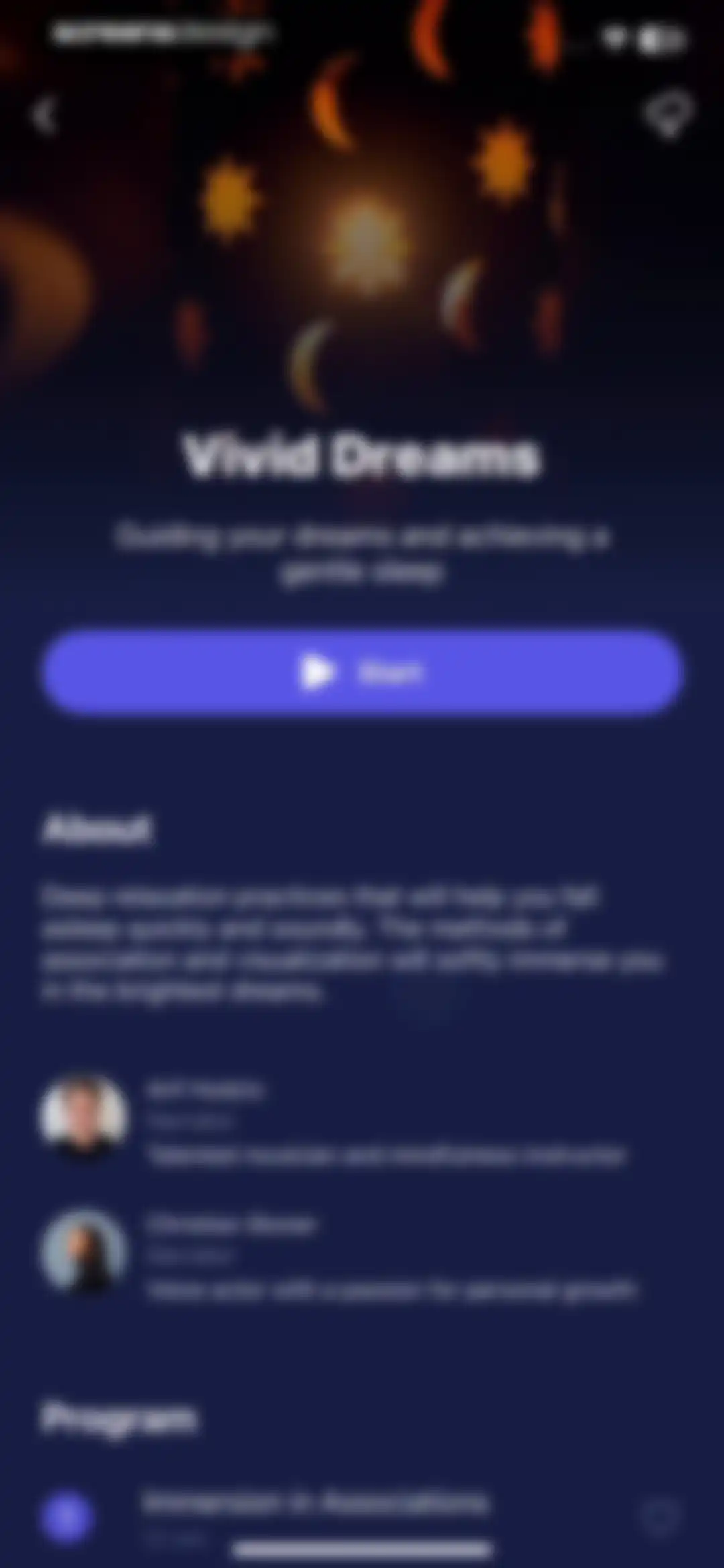 Mo Meditation, Sleep, Recovery screen 70