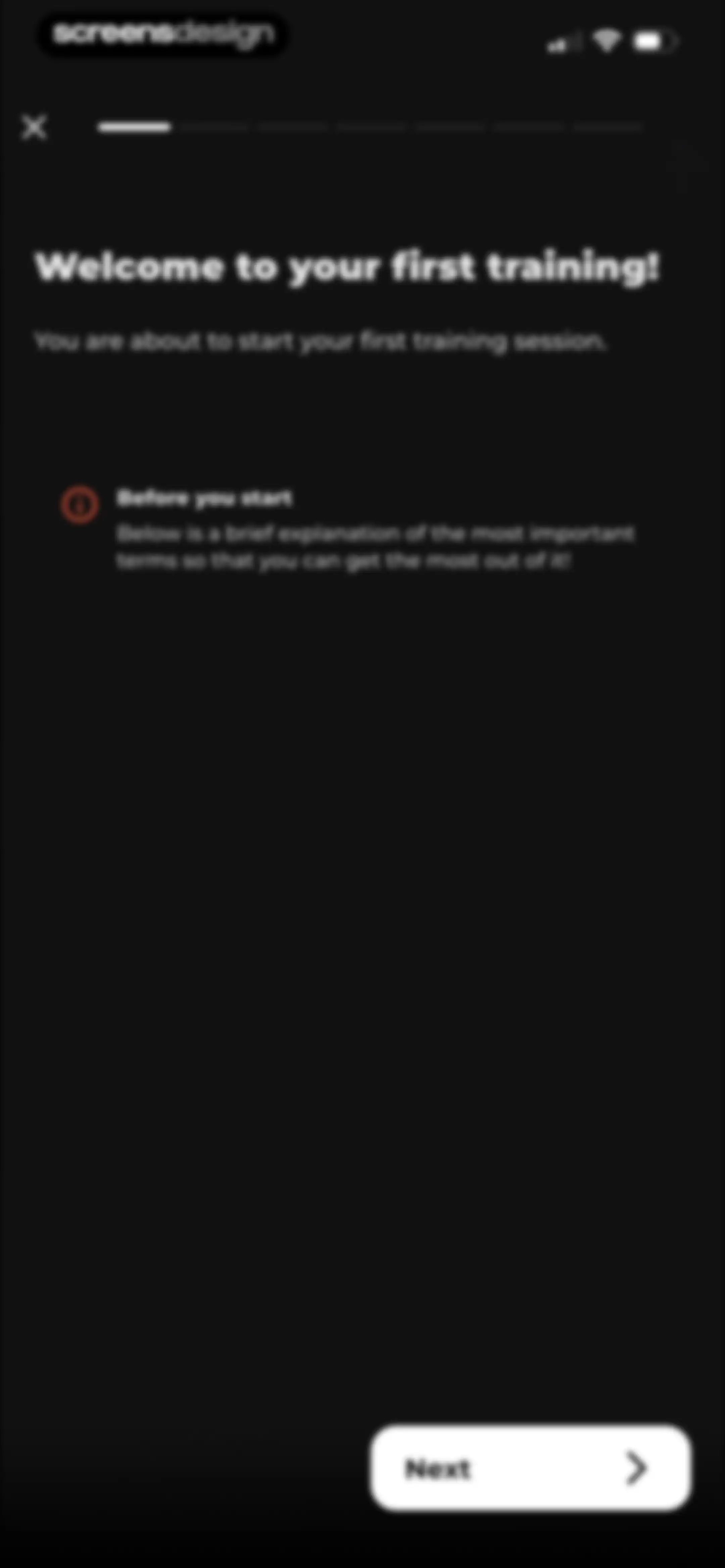 MCI - Personal Training AI screen 72