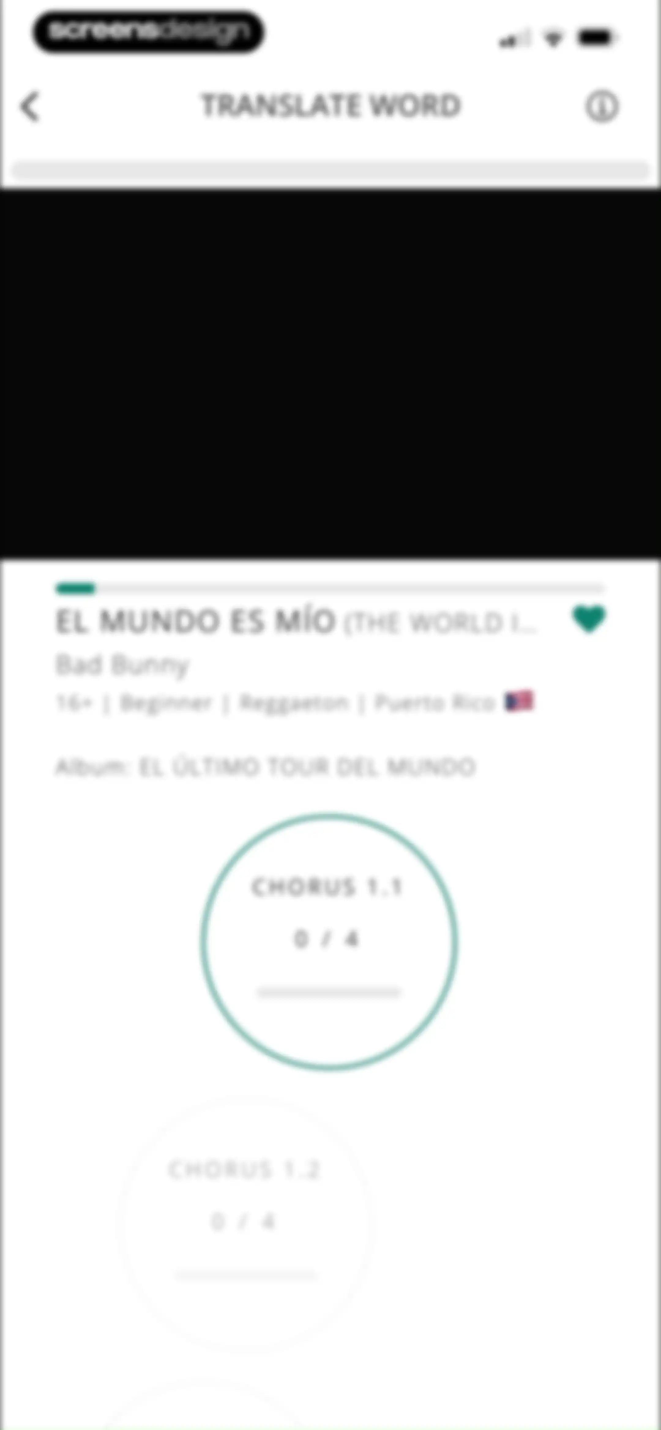 LyricFluent: Learn Languages screen 89