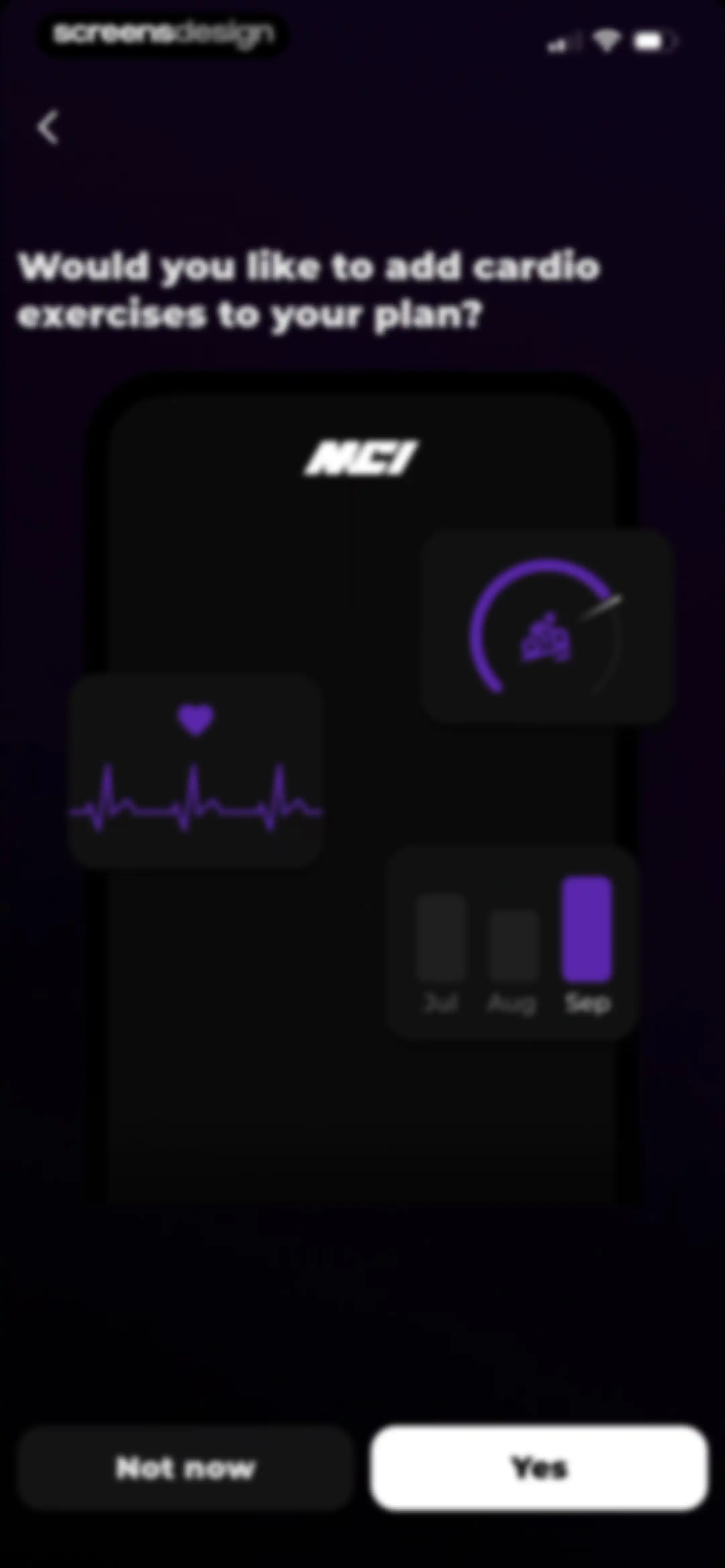 MCI - Personal Training AI screen 36