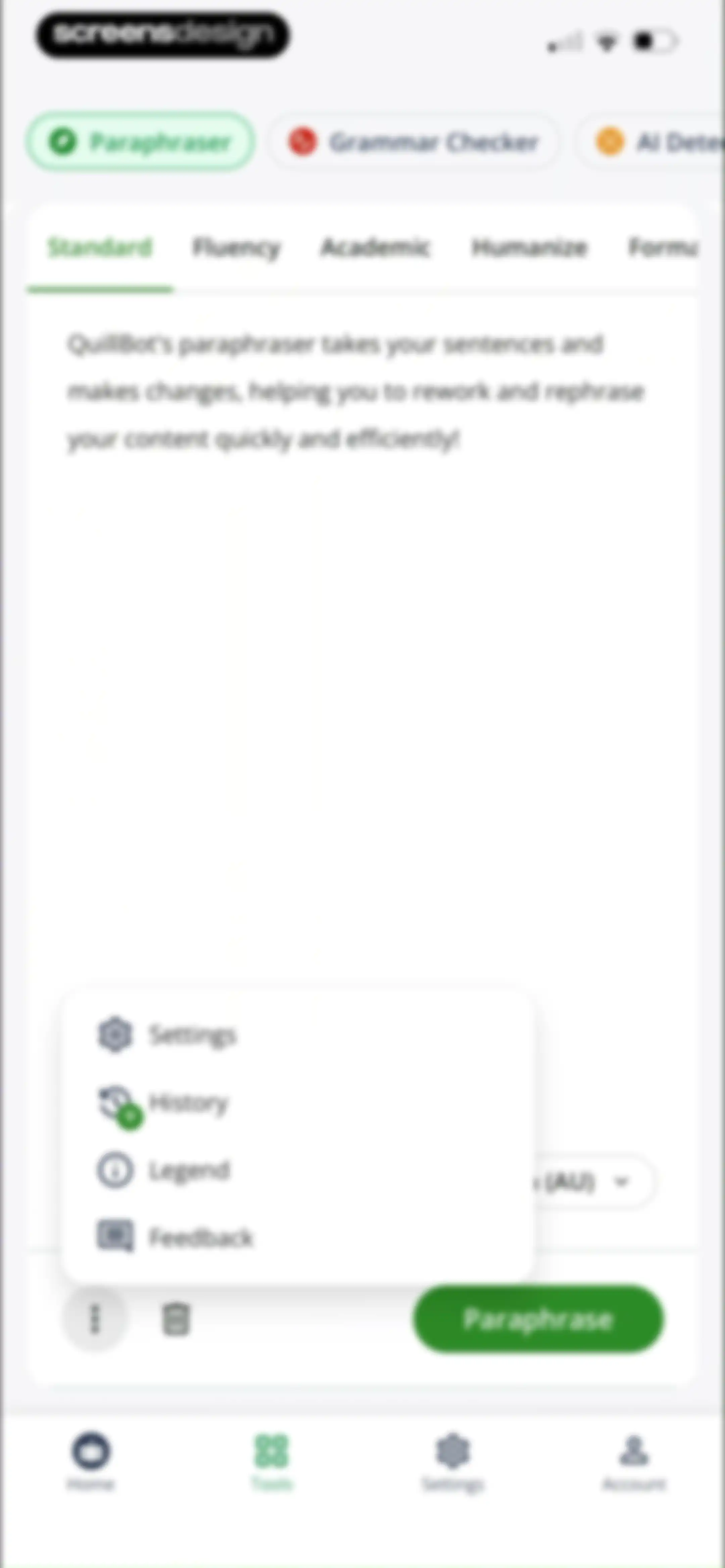 Quillbot-AI Writing & Keyboard screen 73