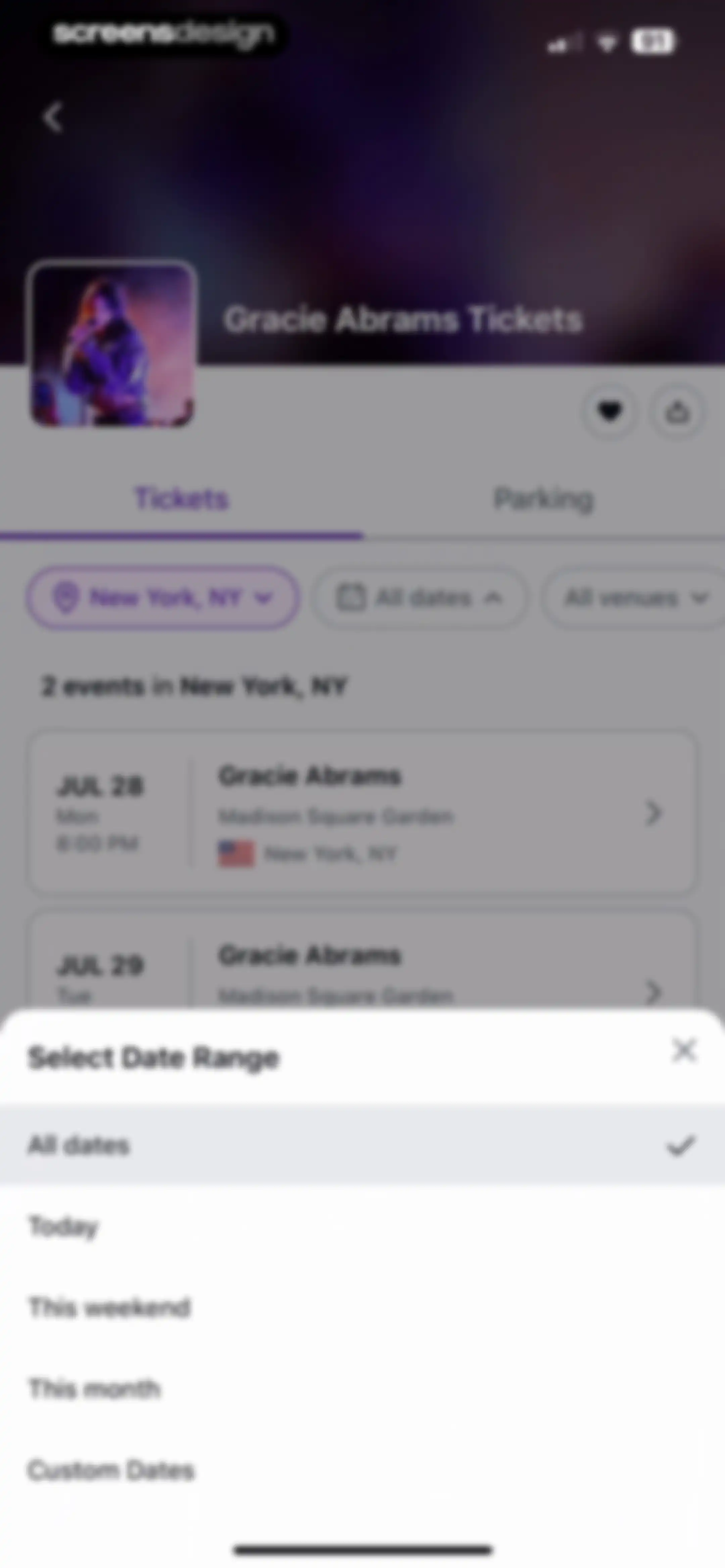 StubHub: Event Tickets screen 36