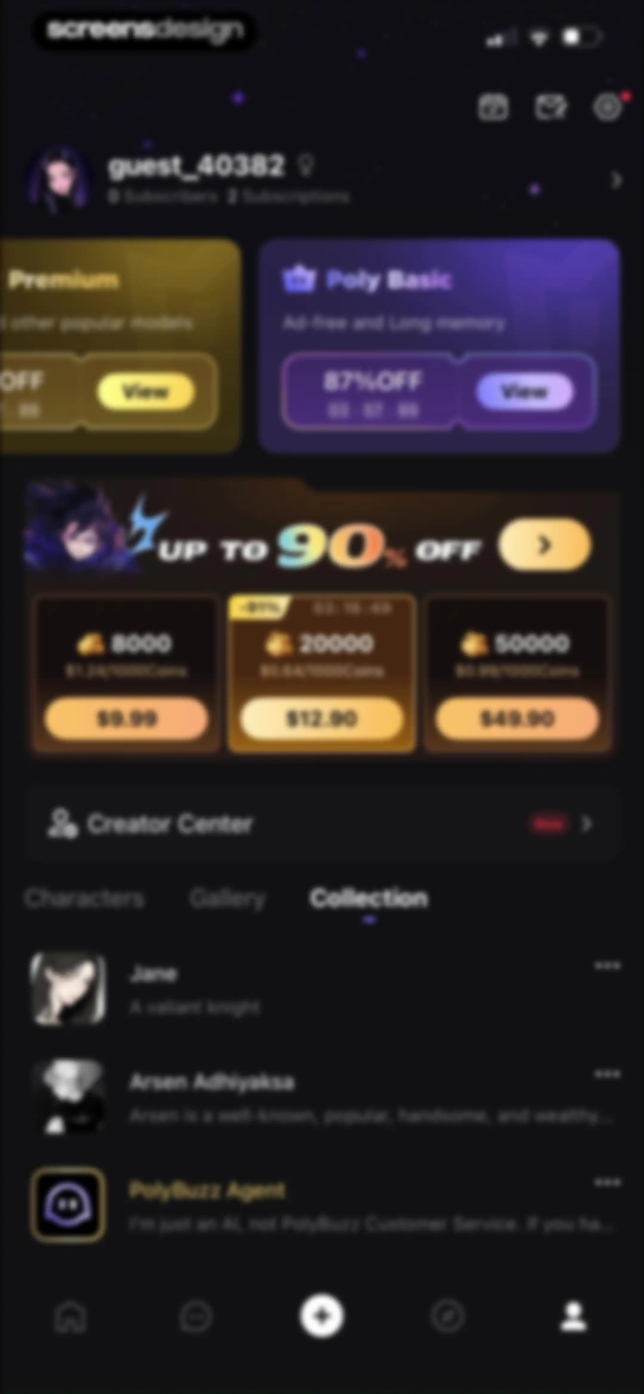 PolyBuzz: Chat with Characters screen 87