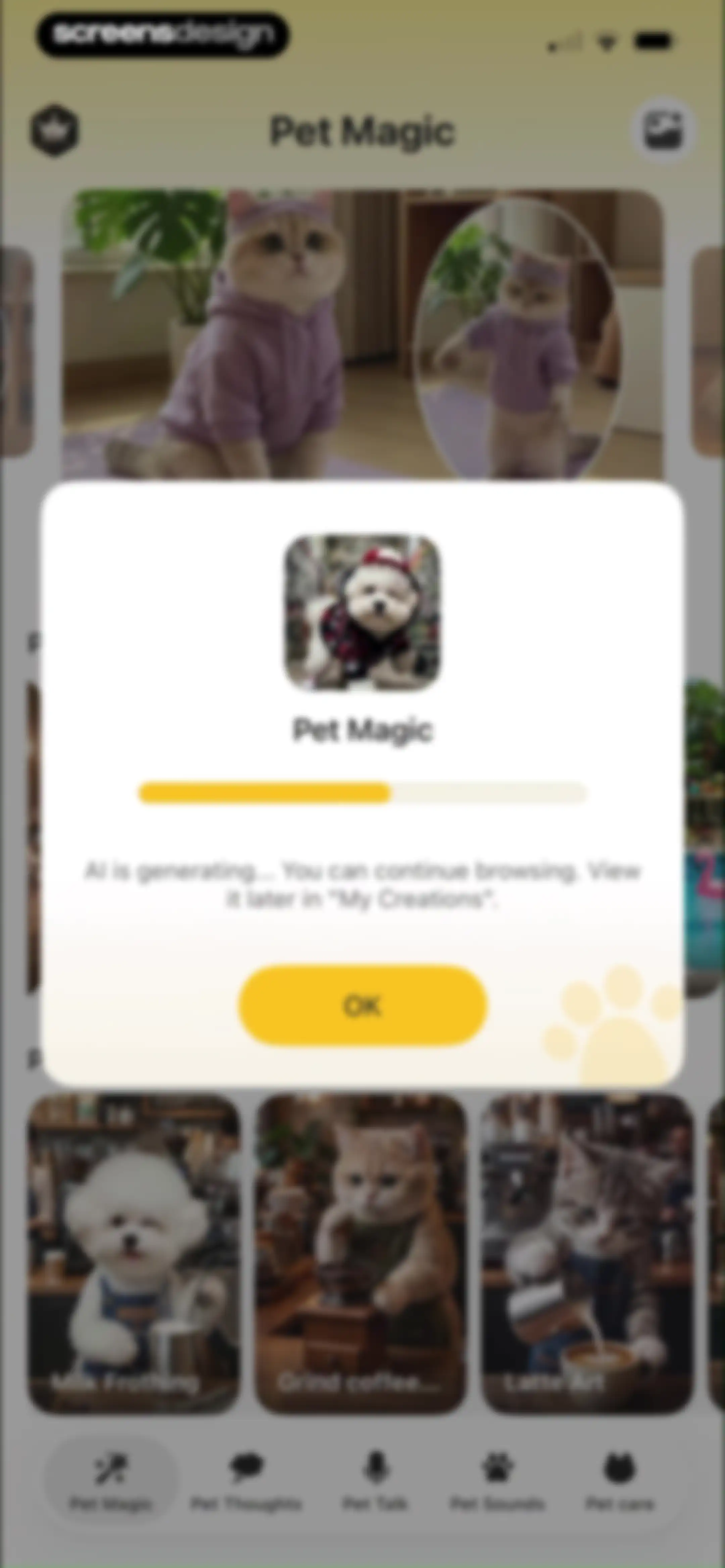 Pet Chat: Cat & Dog Translator screen 33