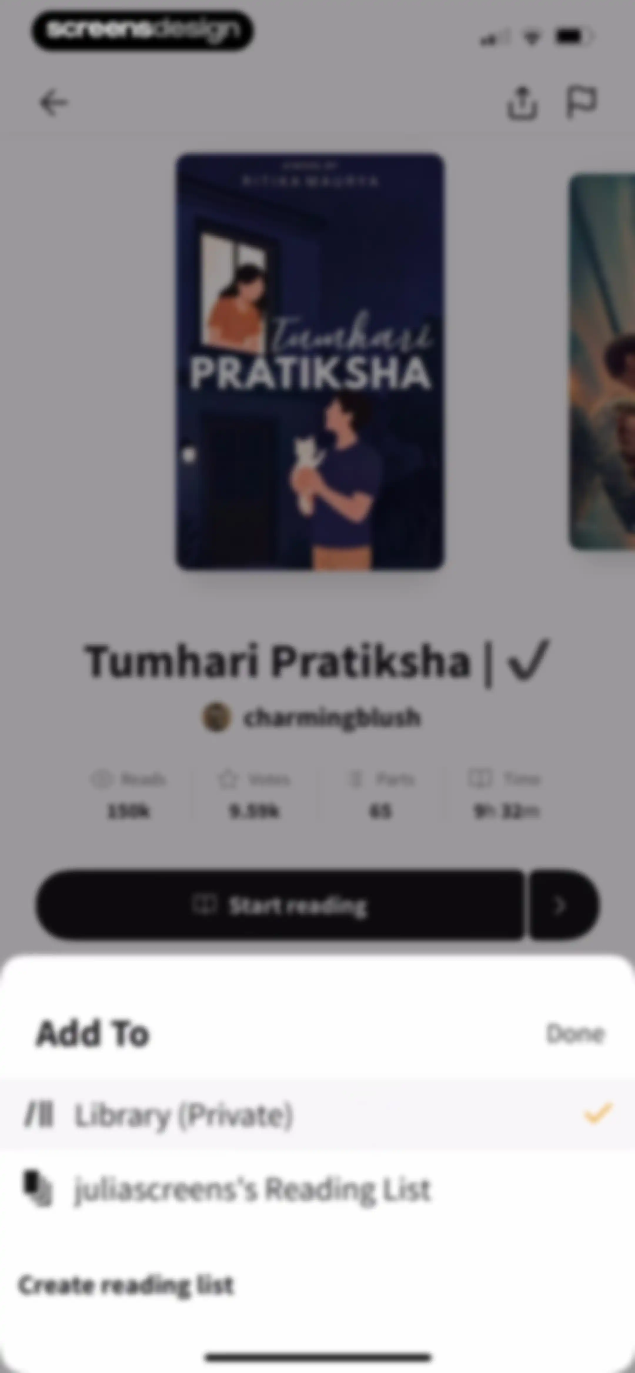 Wattpad - Read & Write Stories screen 22
