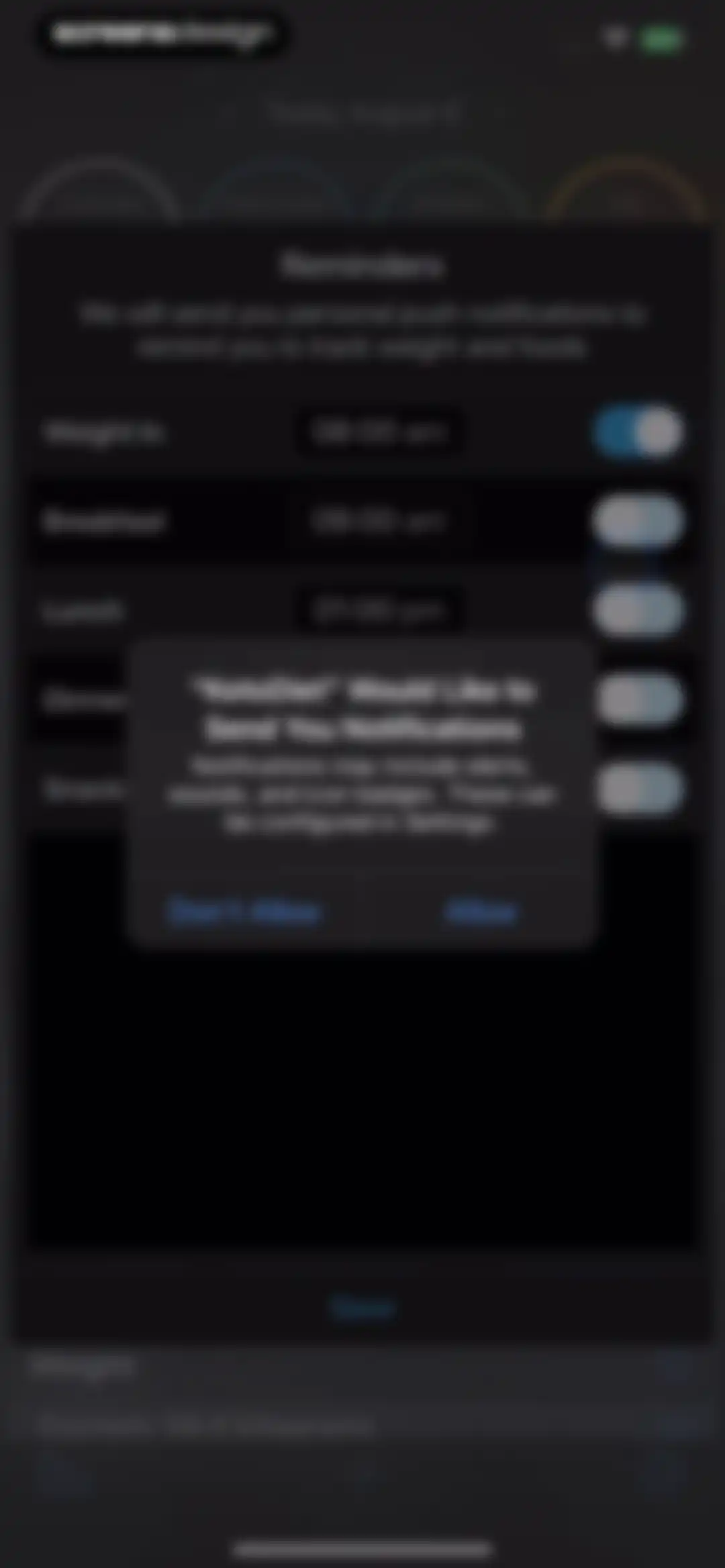 Keto diet app－Low carb manager screen 71