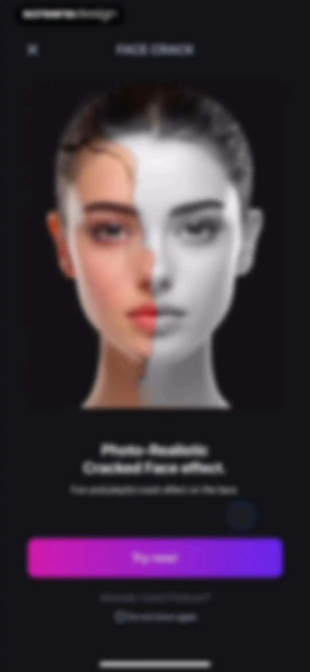 Edit Up: AI Photo Video Editor screen 107
