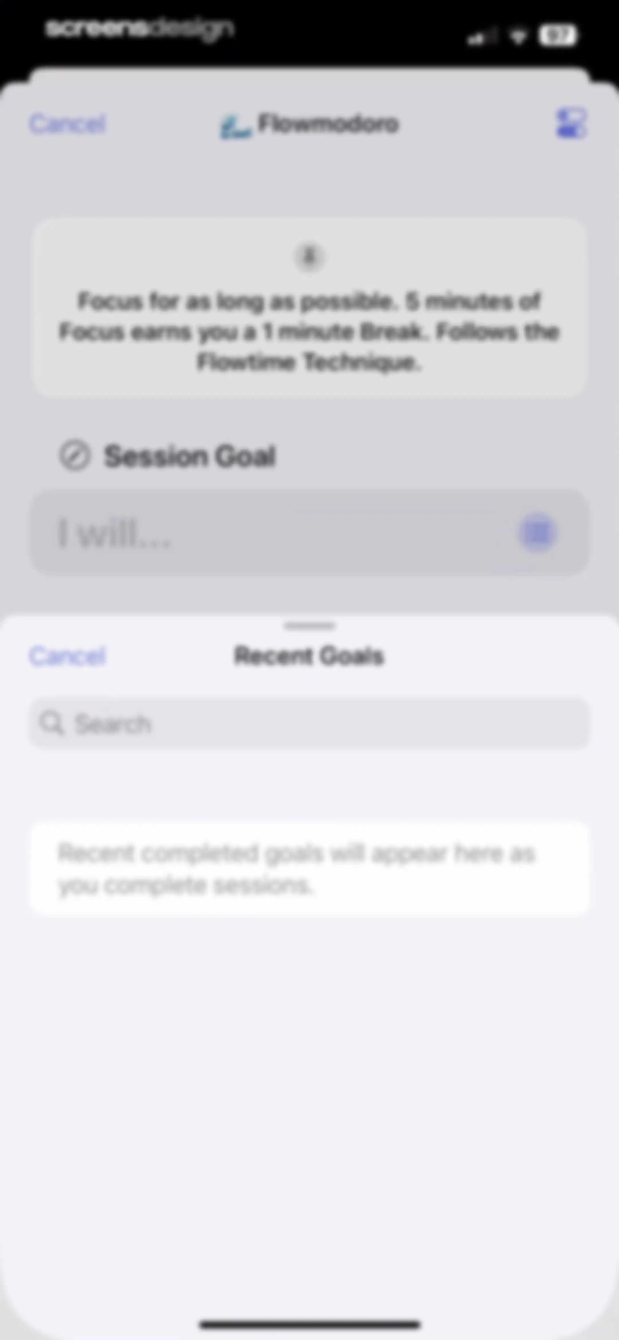 Focused Work - Pomodoro Timer screen 96