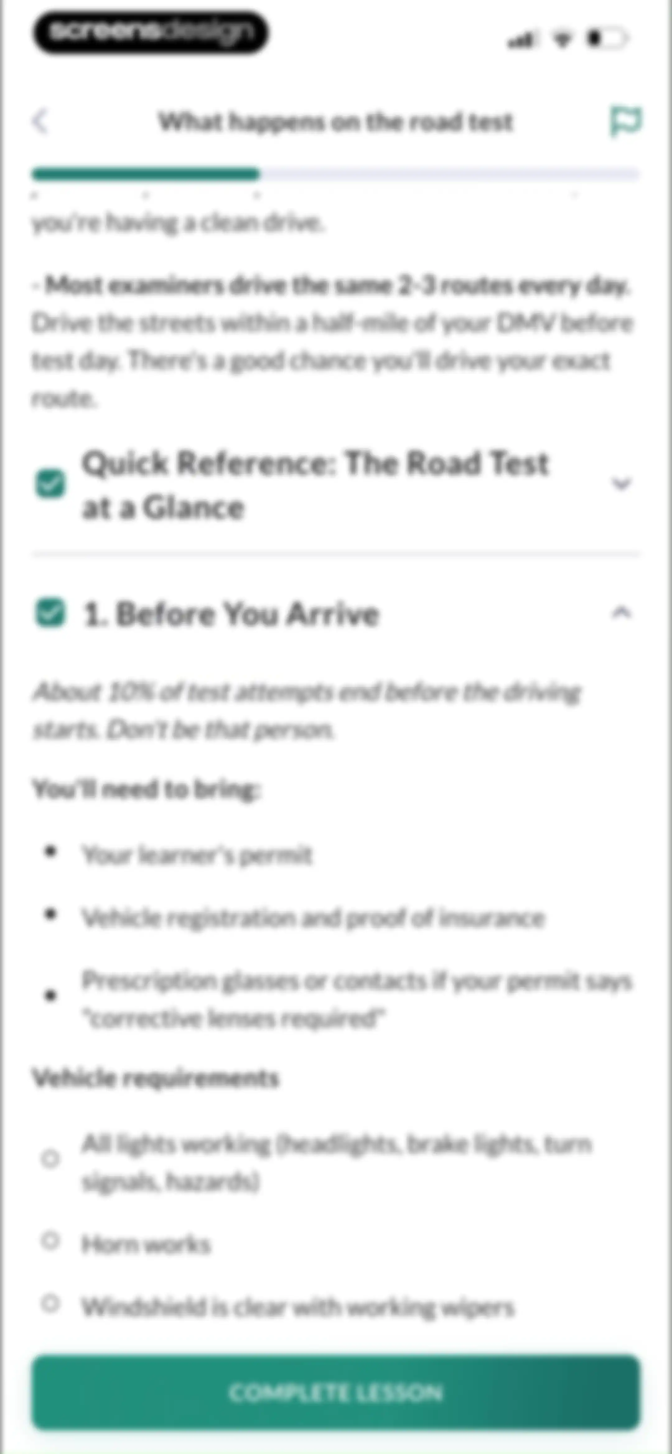 Zutobi: Permit & Driving Prep screen 27