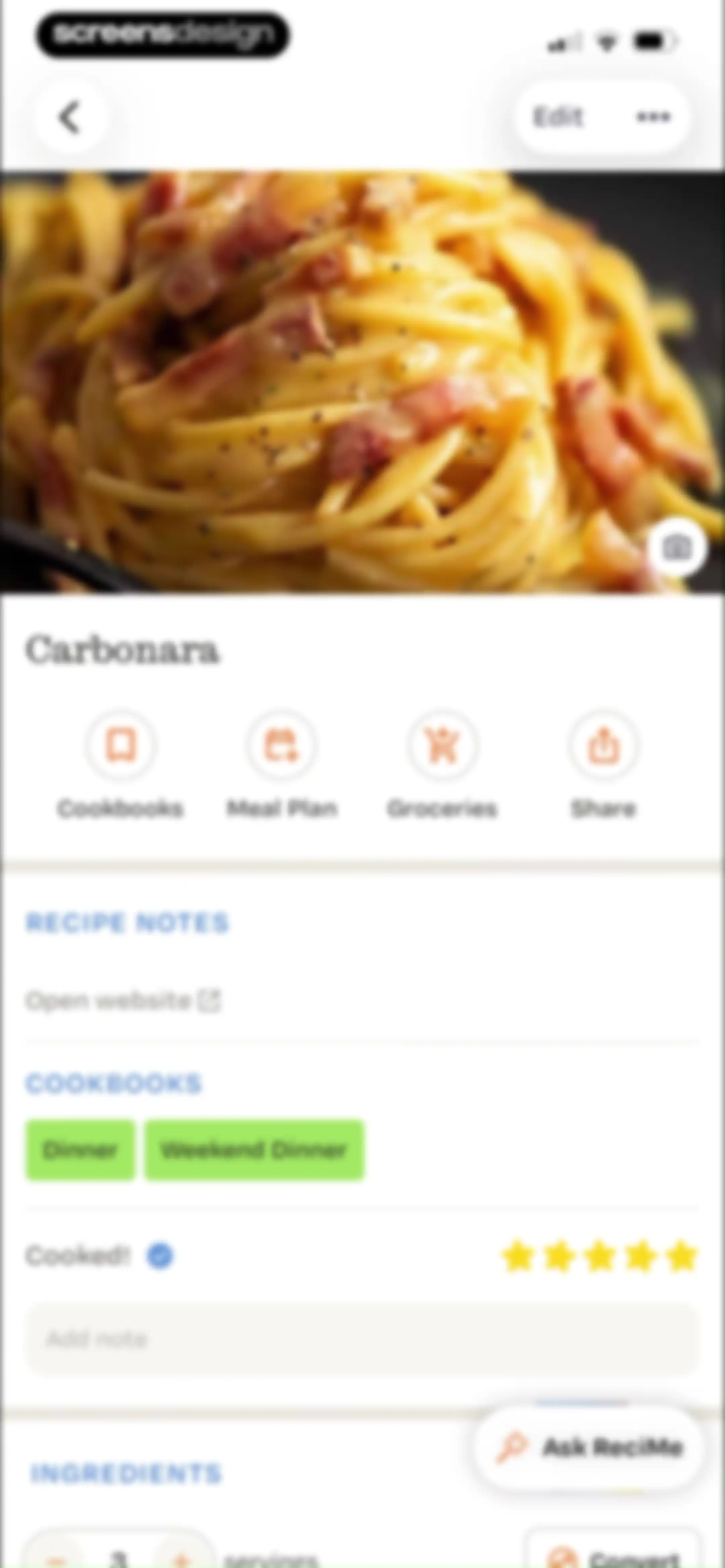 ReciMe: Recipes & Meal Planner screen 119