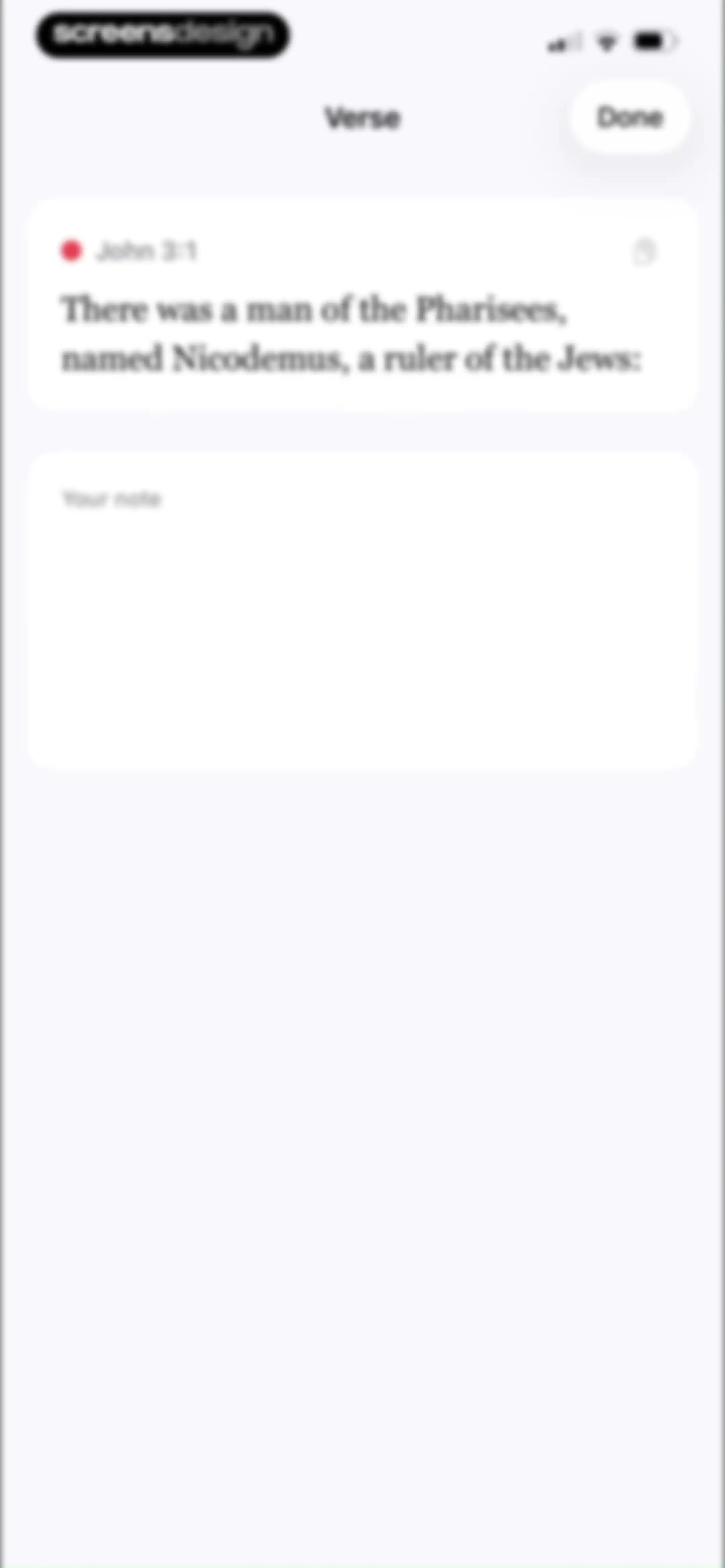 Bible Word Study screen 70