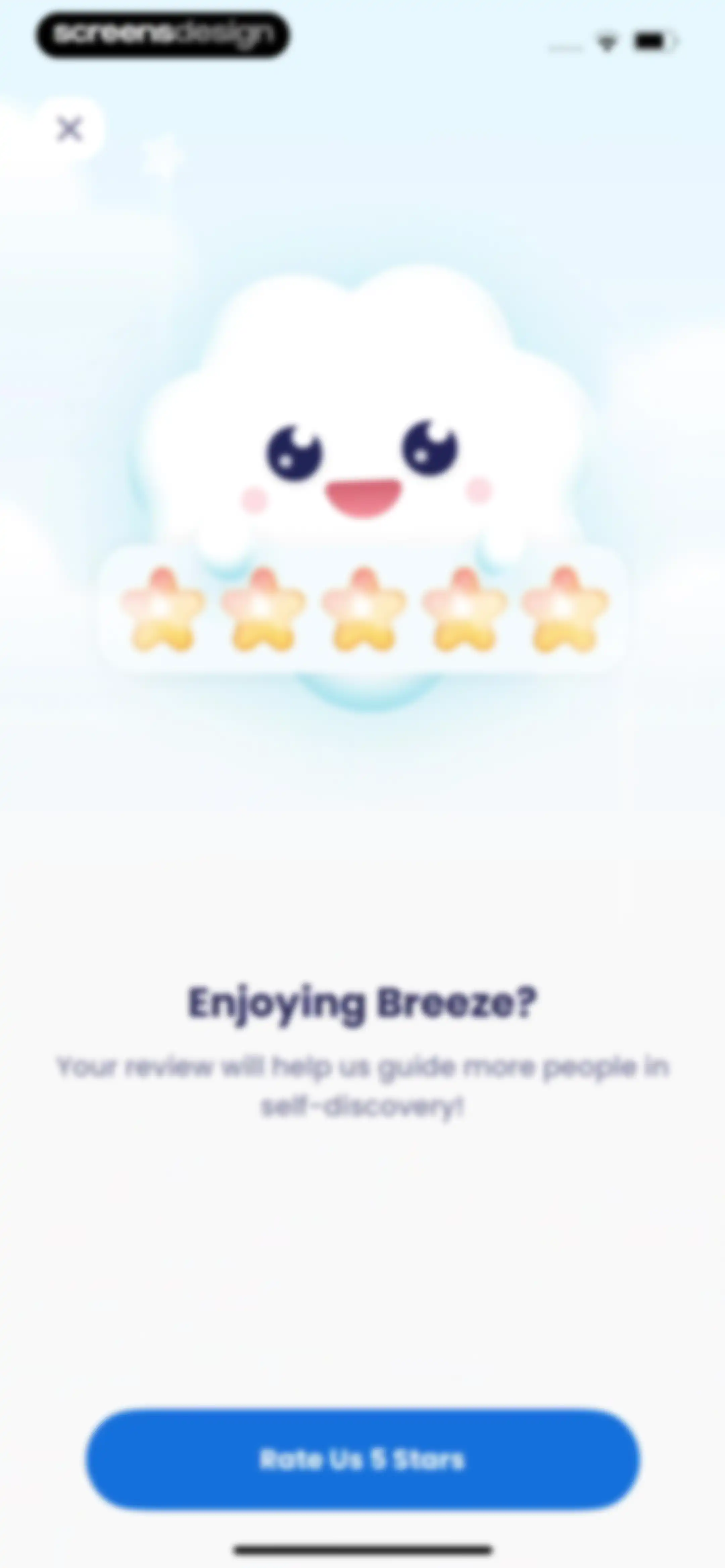 Breeze: Start Self-Discovery screen 102