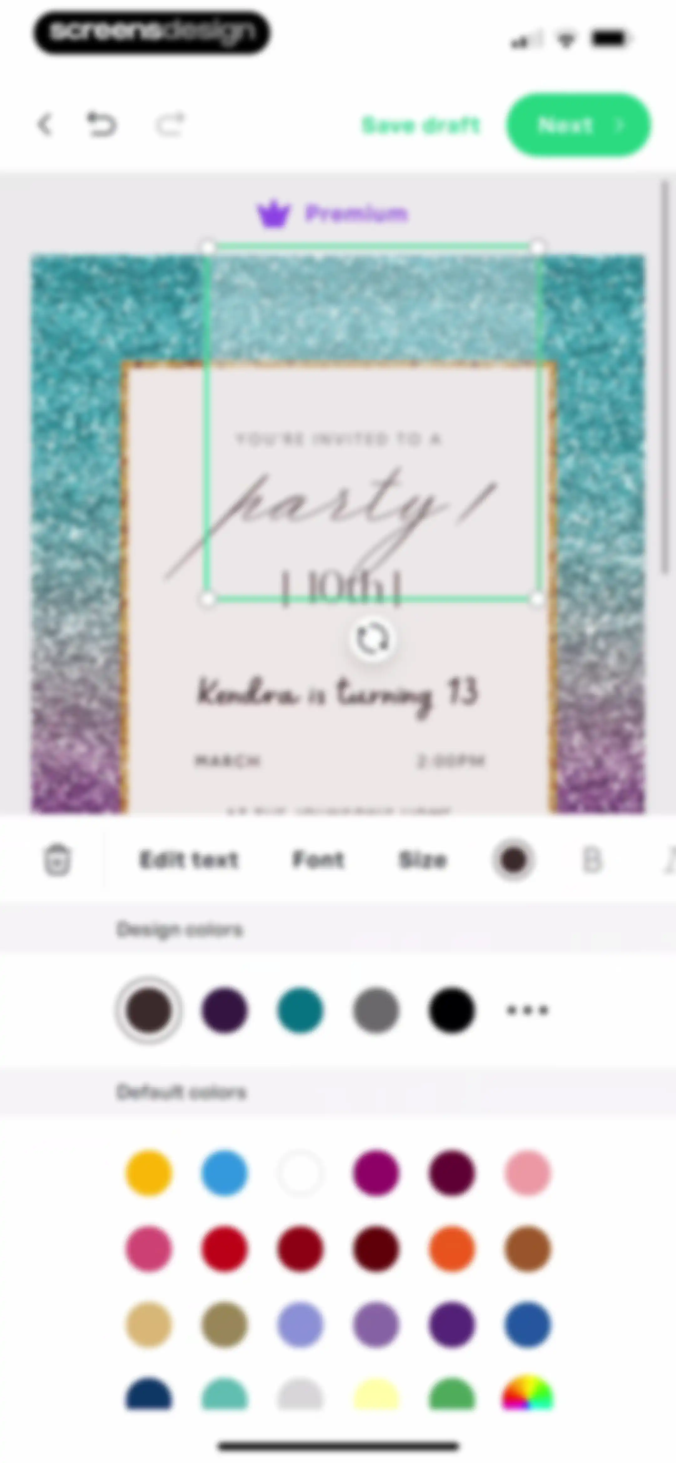 Invitation Maker: Cards & RSVP screen 20