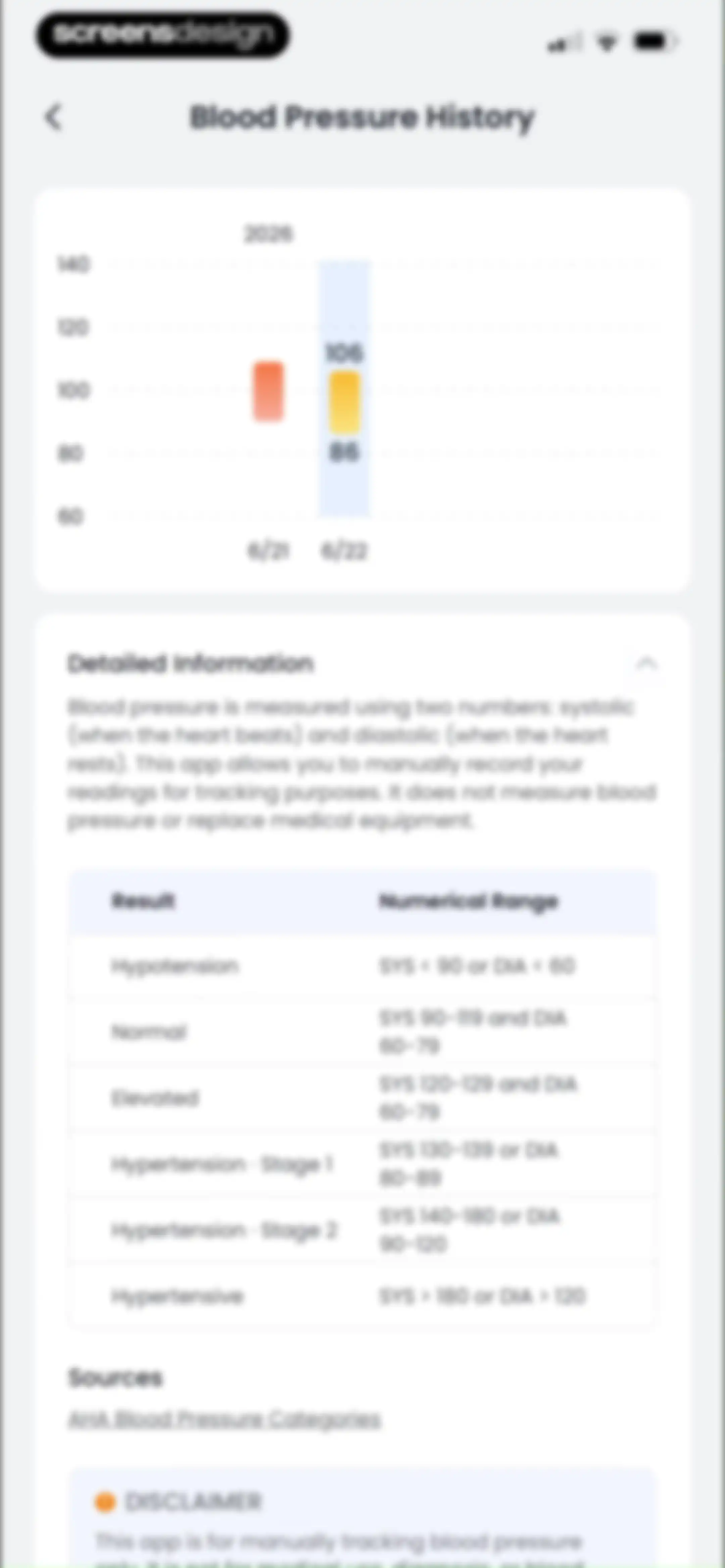 Blood Pressure App-BP Tracker screen 18