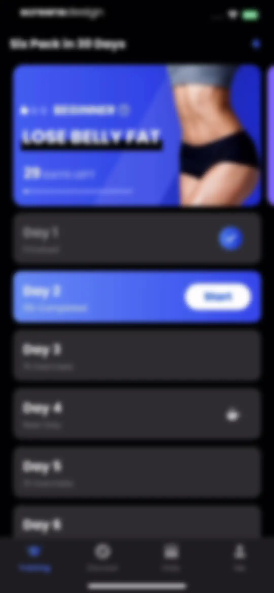 Six Pack in 30 Days - 6 Pack screen 68