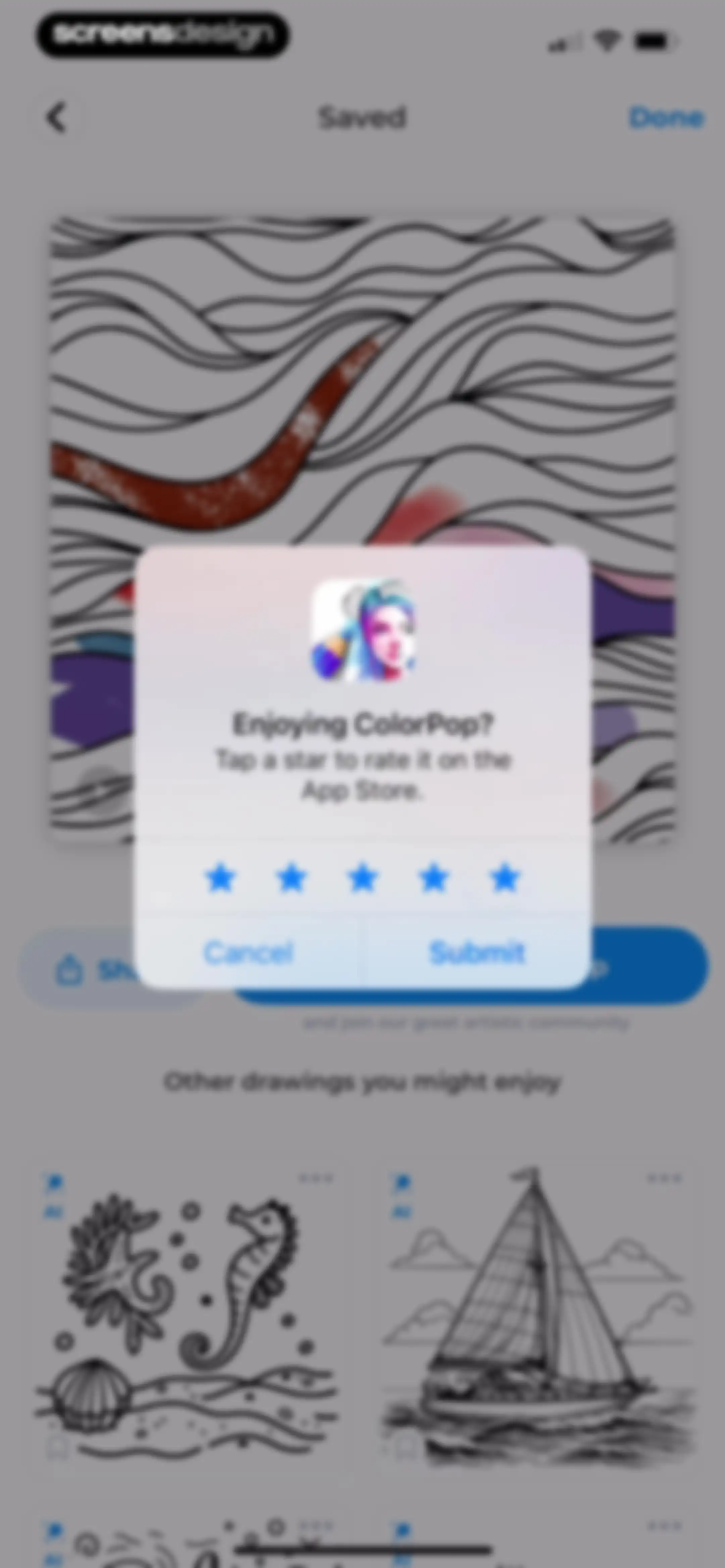 Color Pop: AI Coloring Book screen 62
