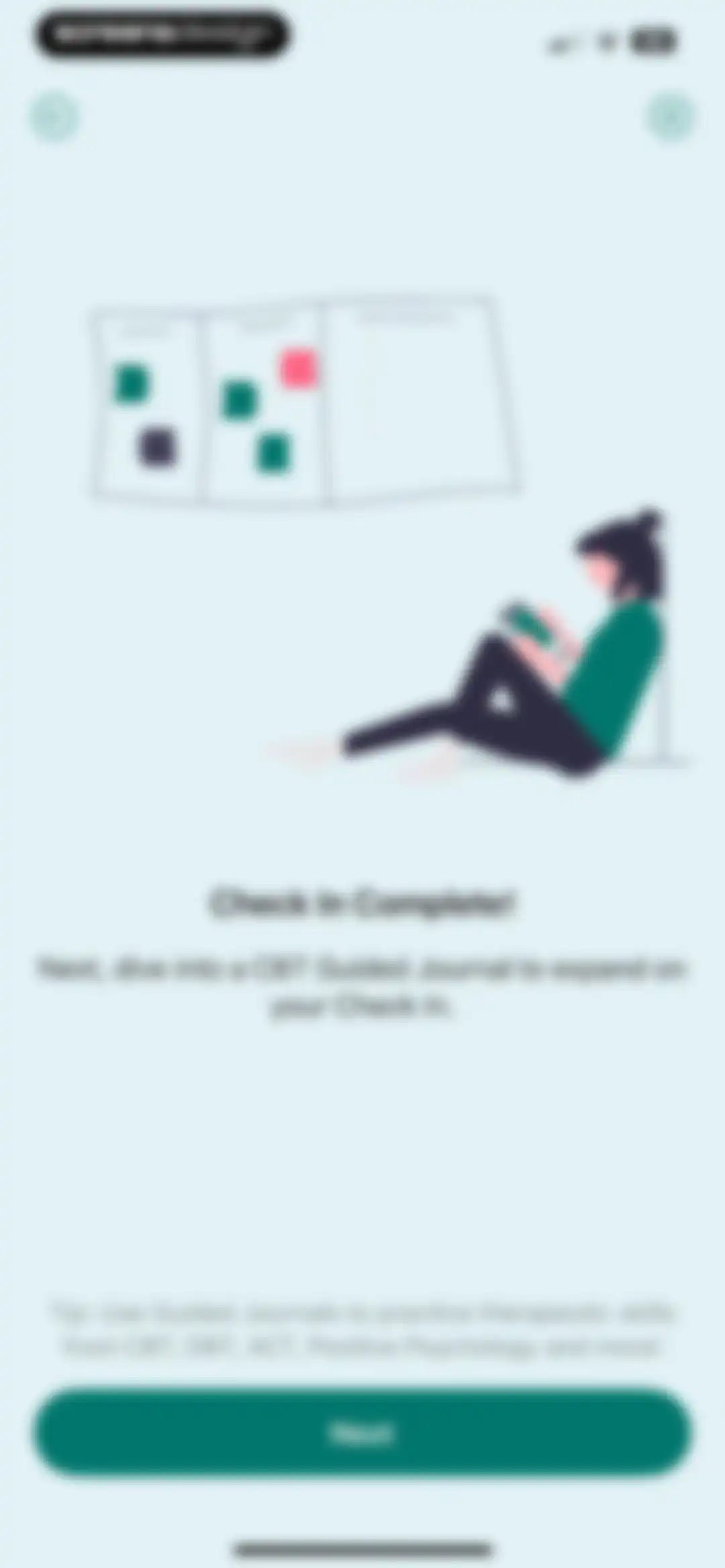 Clarity: CBT Self Help Journal screen 49
