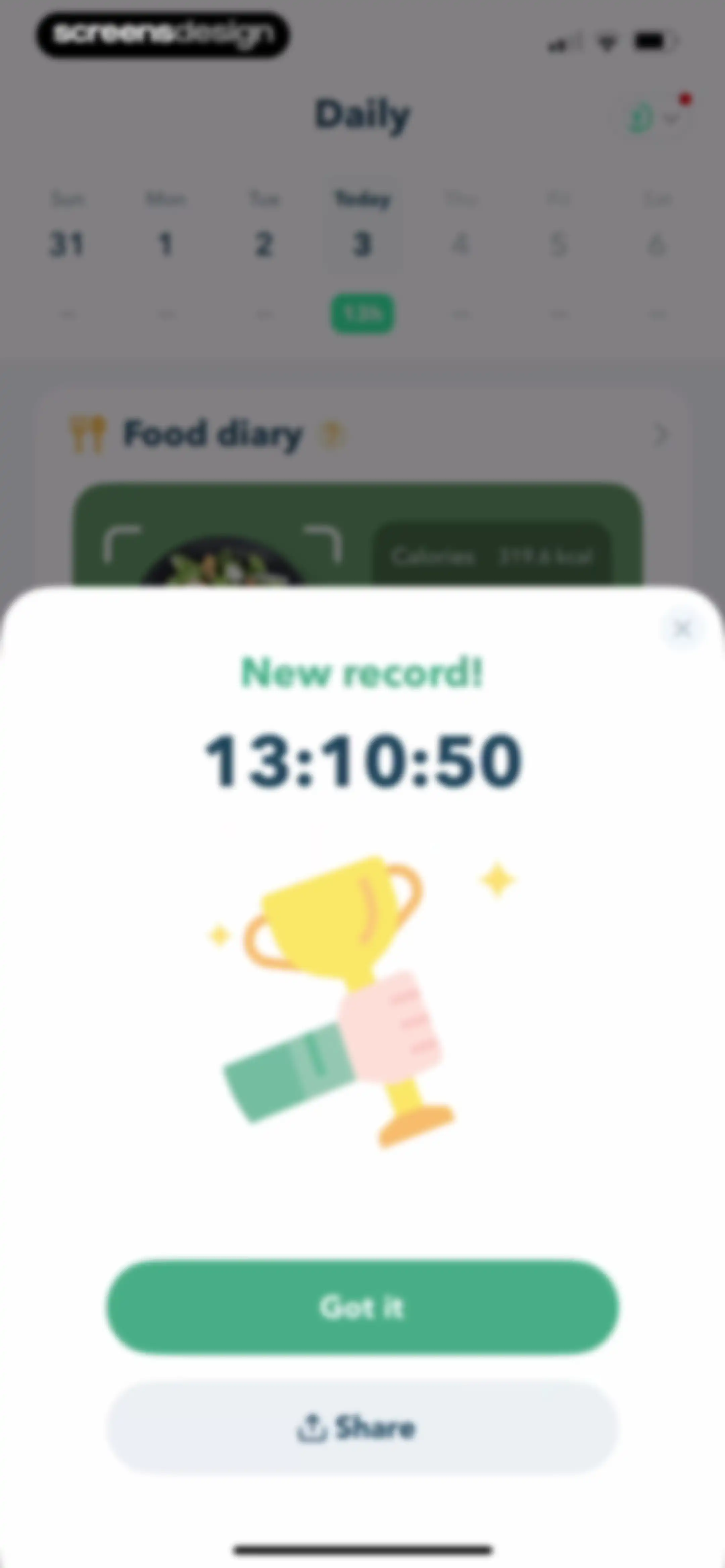 Intermittent Fasting Tracker - screen 125