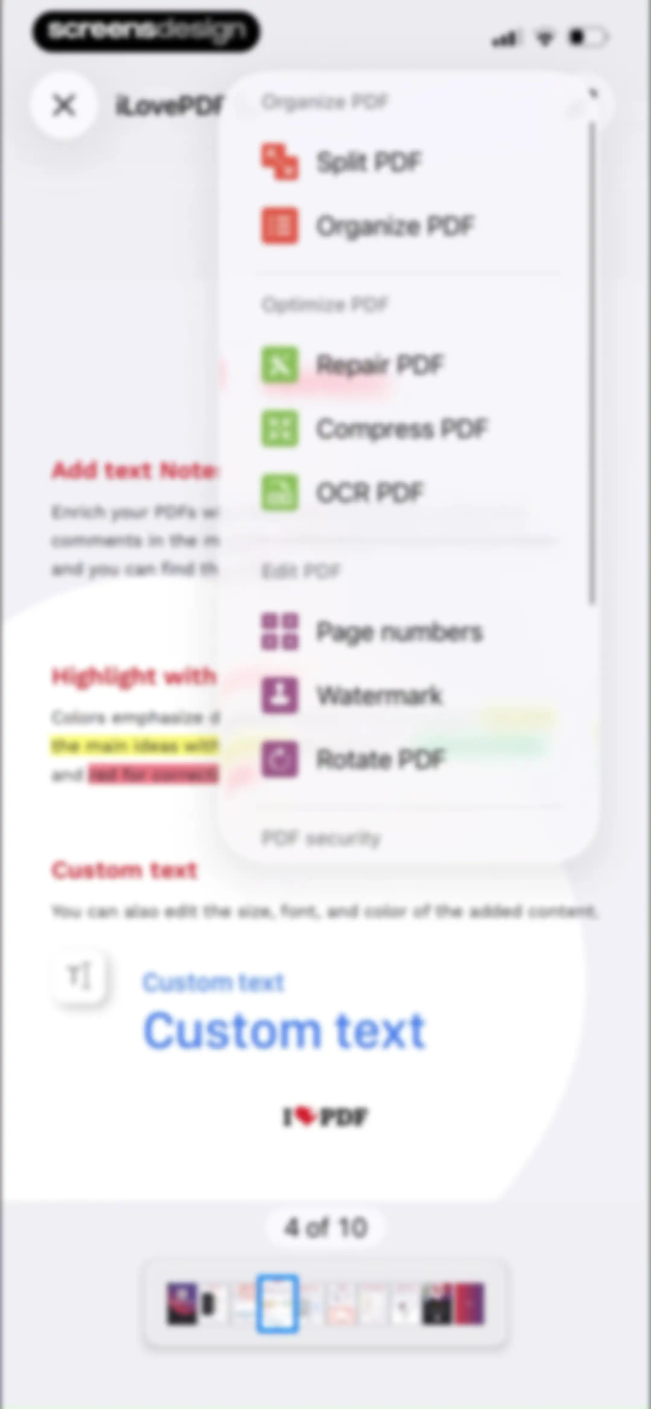 iLovePDF - PDF Editor & Scan screen 18