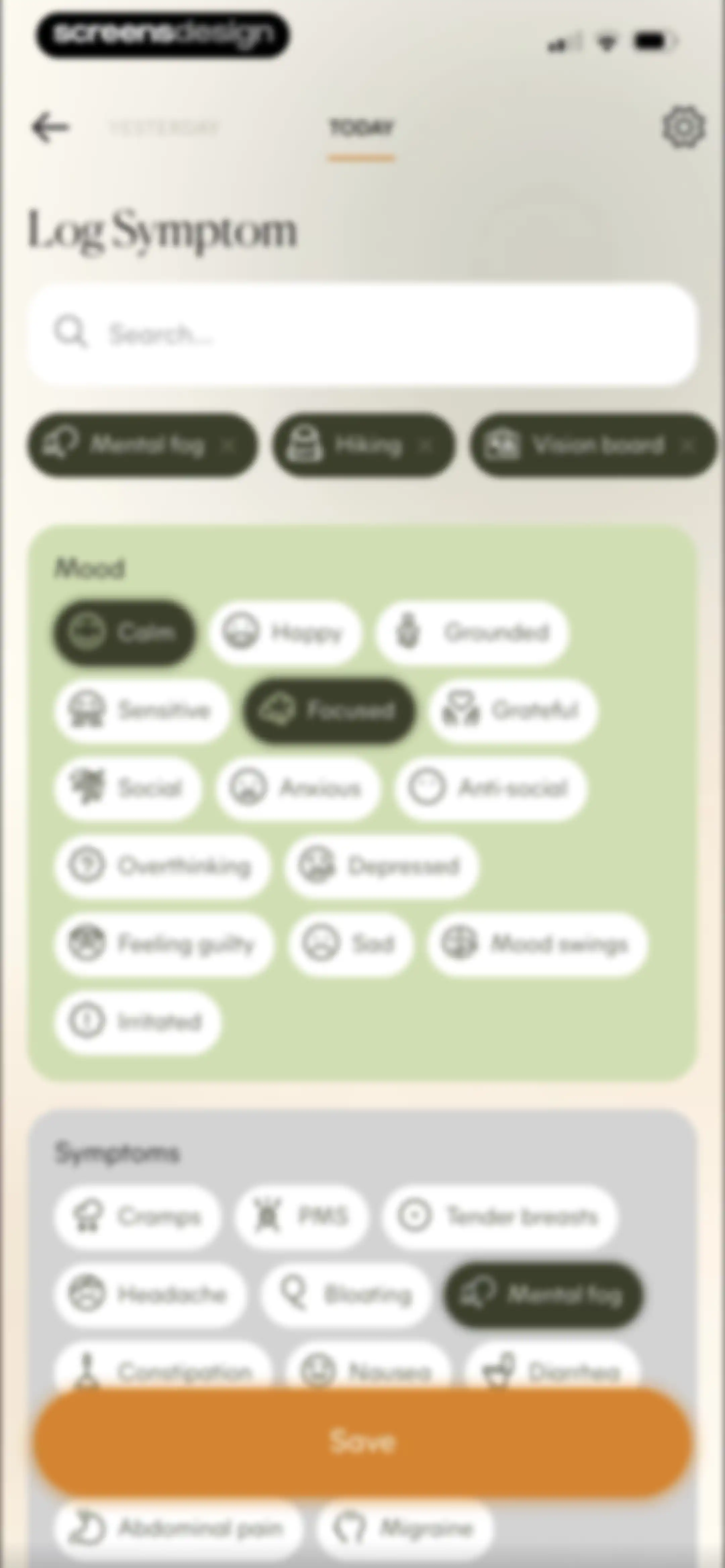 Lively - Period Tracker, Cycle screen 59