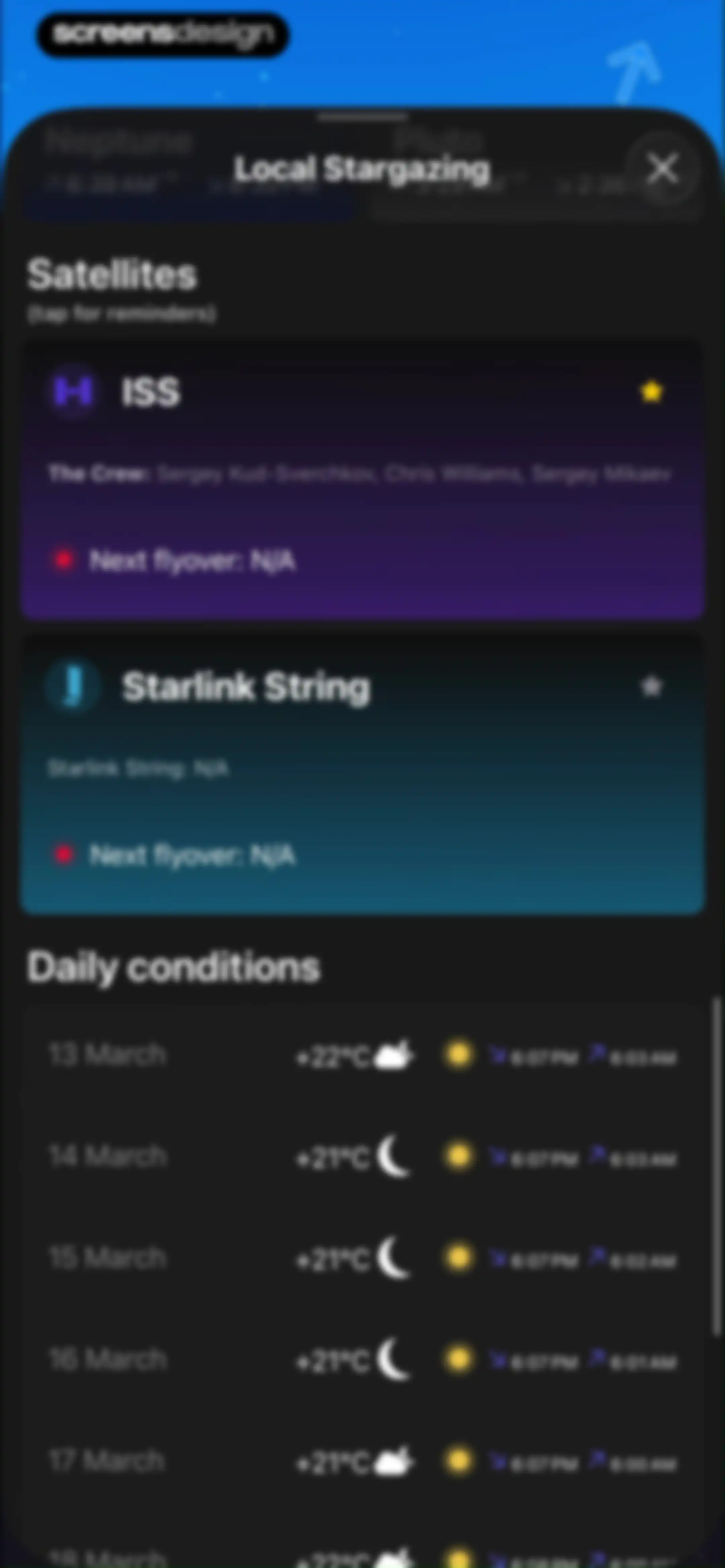 Night Sky screen 77