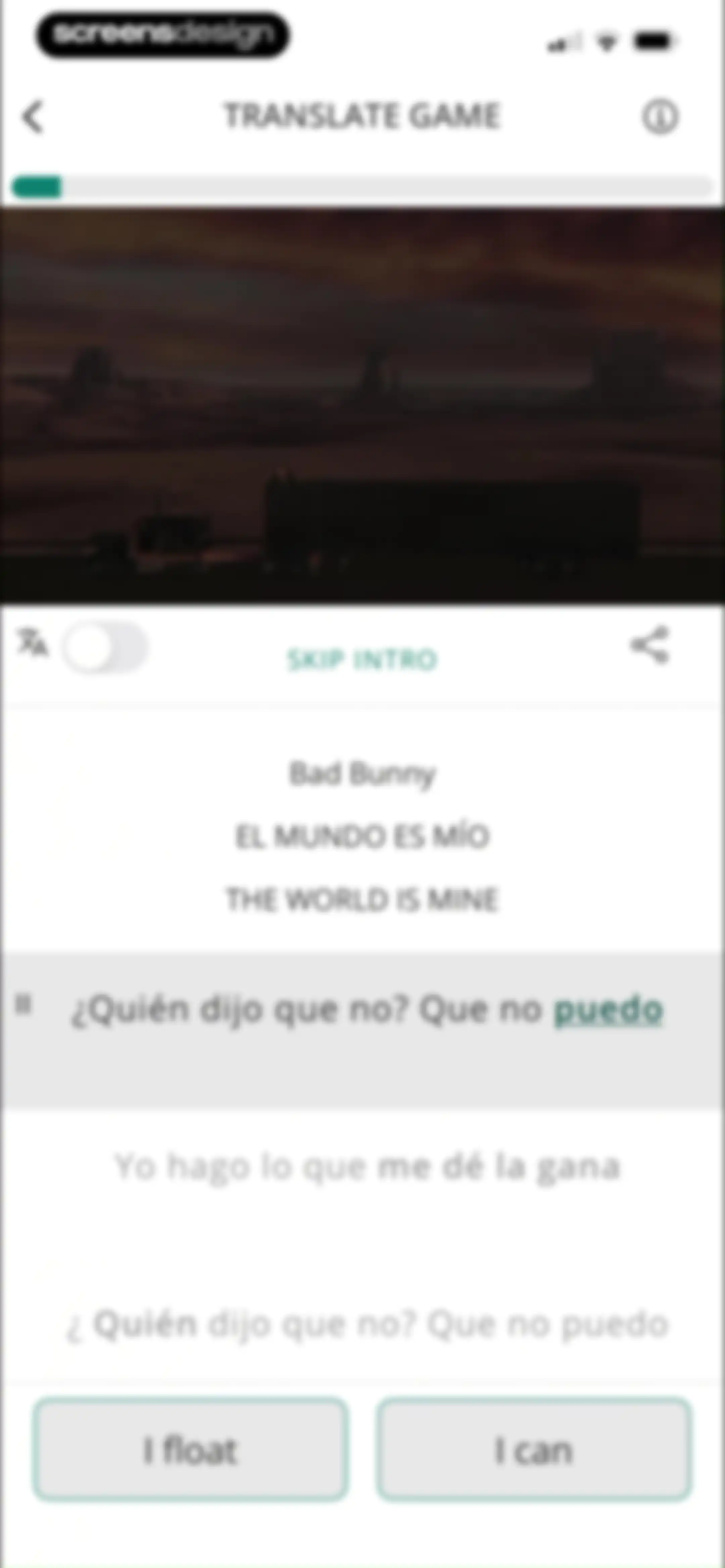 LyricFluent: Learn Languages screen 73