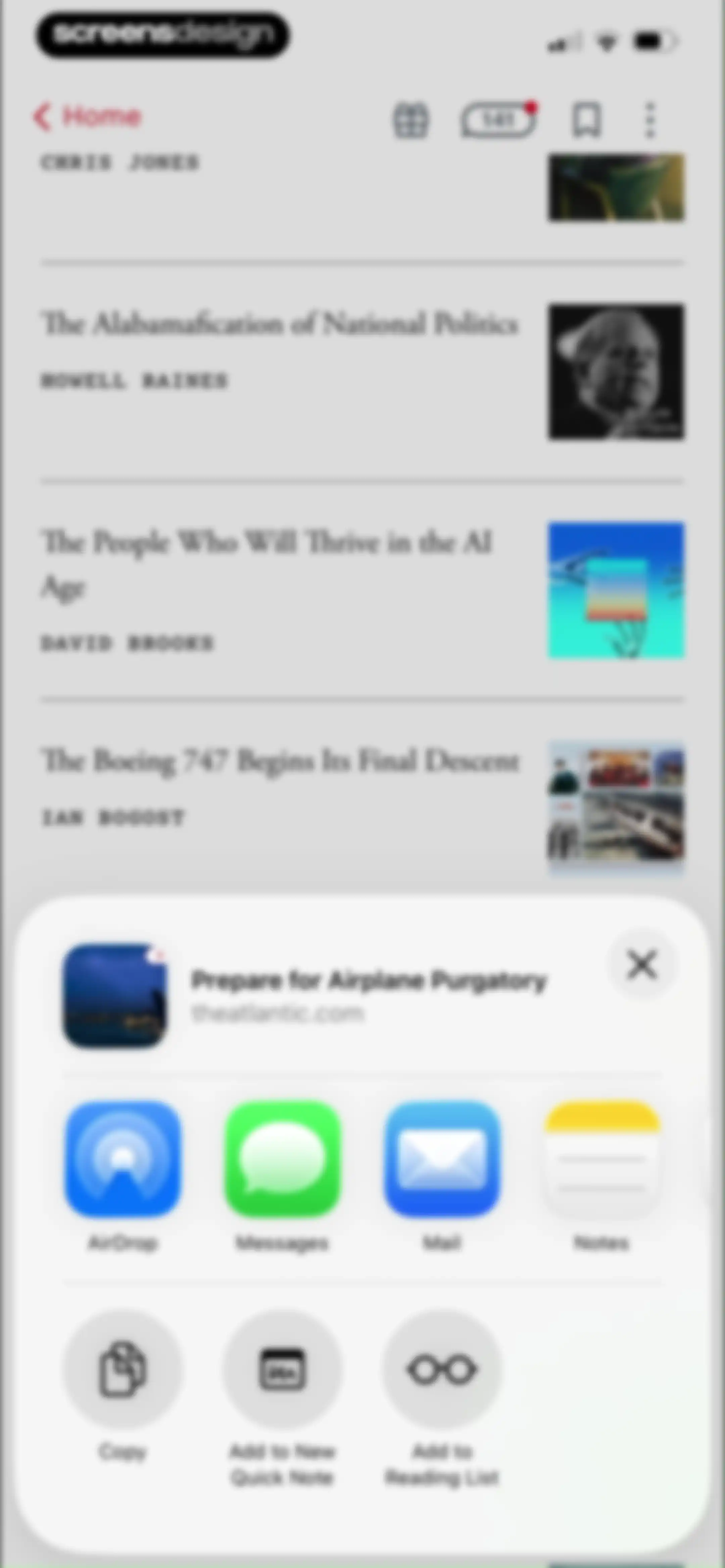 The Atlantic Magazine screen 23