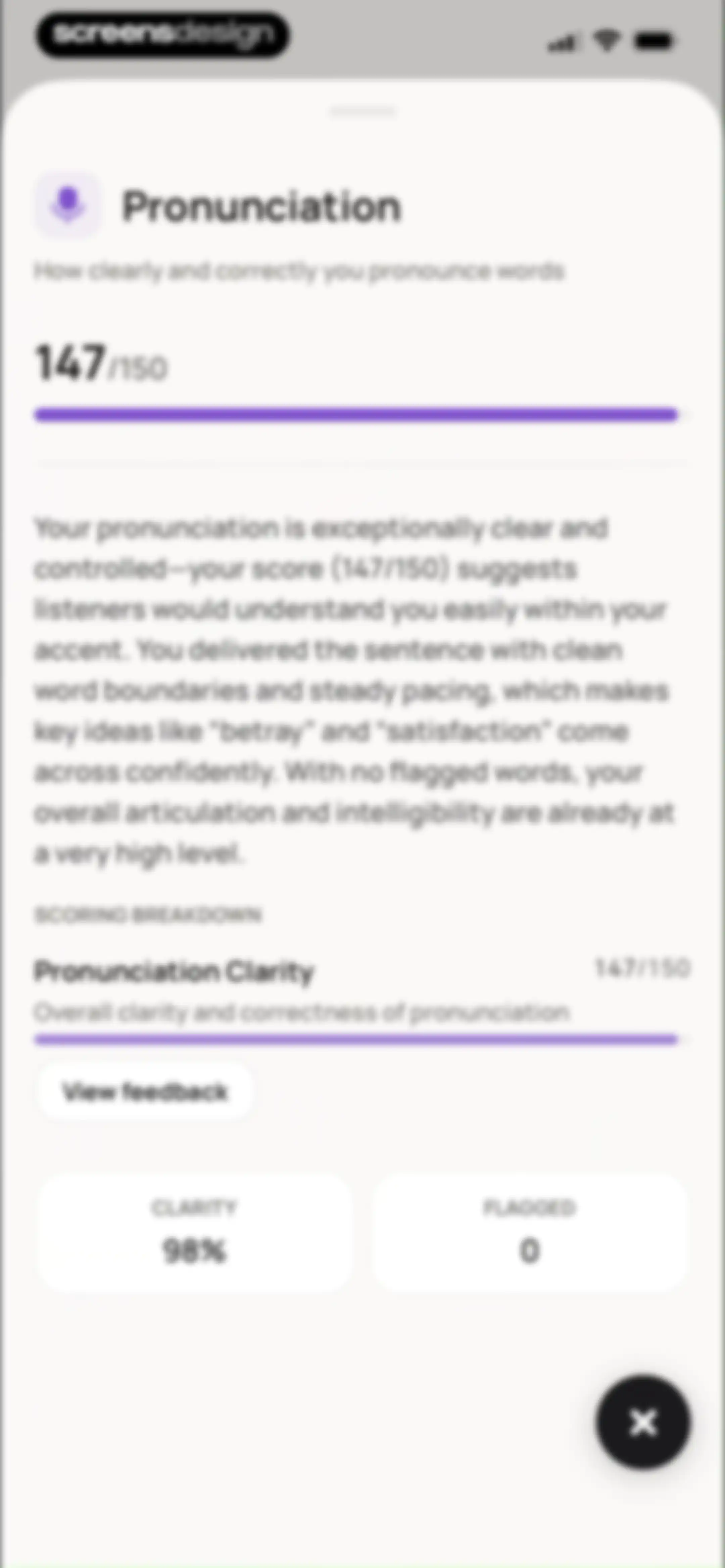Wellspoken: Articulation Coach screen 88