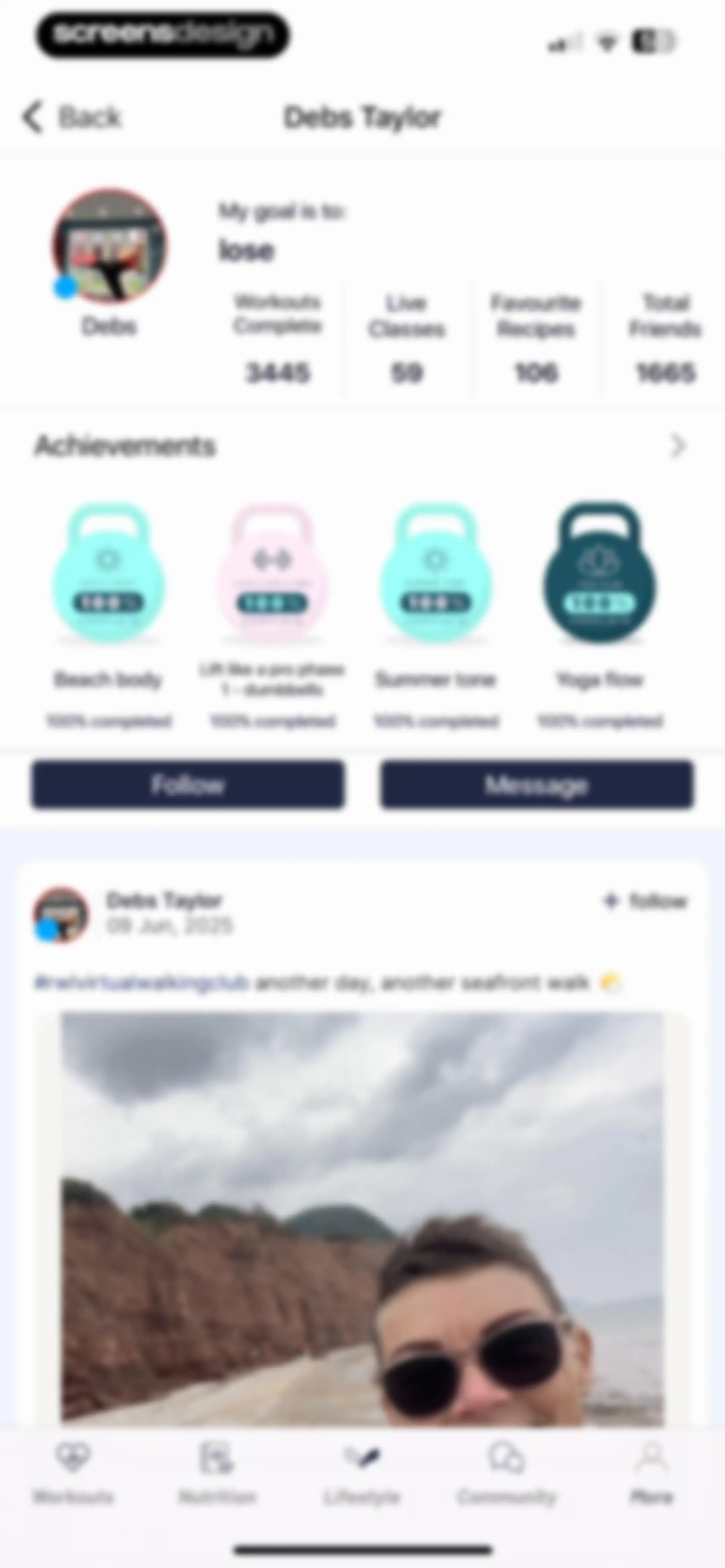 Results Wellness Lifestyle screen 47