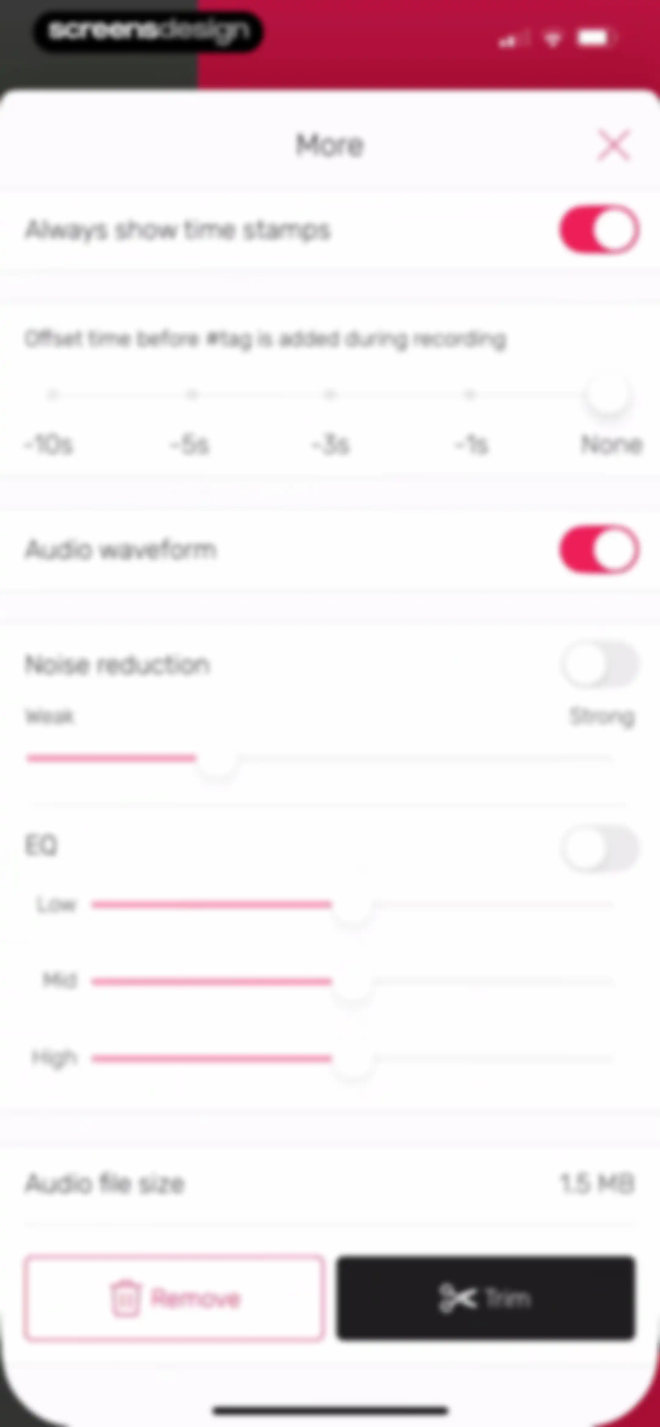 Noted: Record & AI Transcribe screen 56