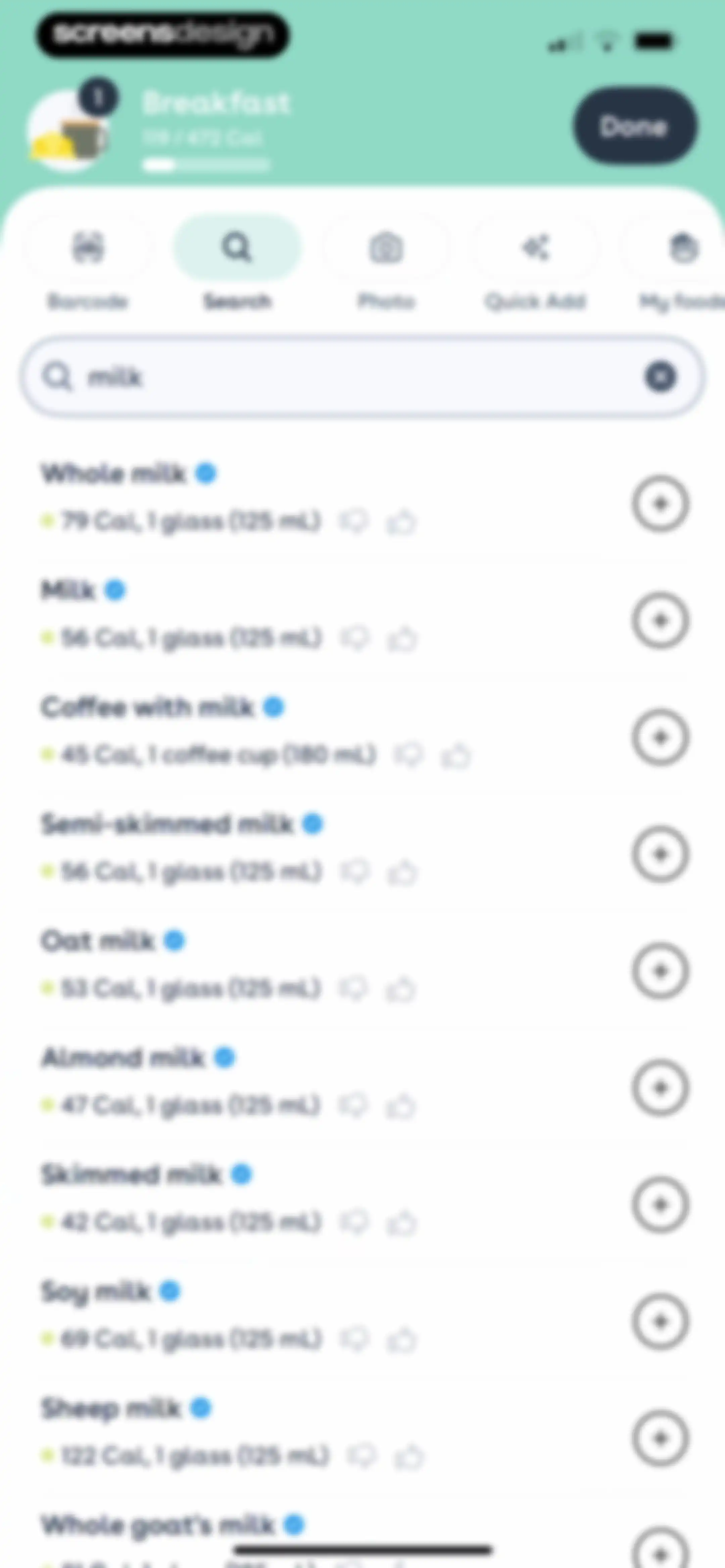 Foodvisor - AI Calorie Counter screen 115