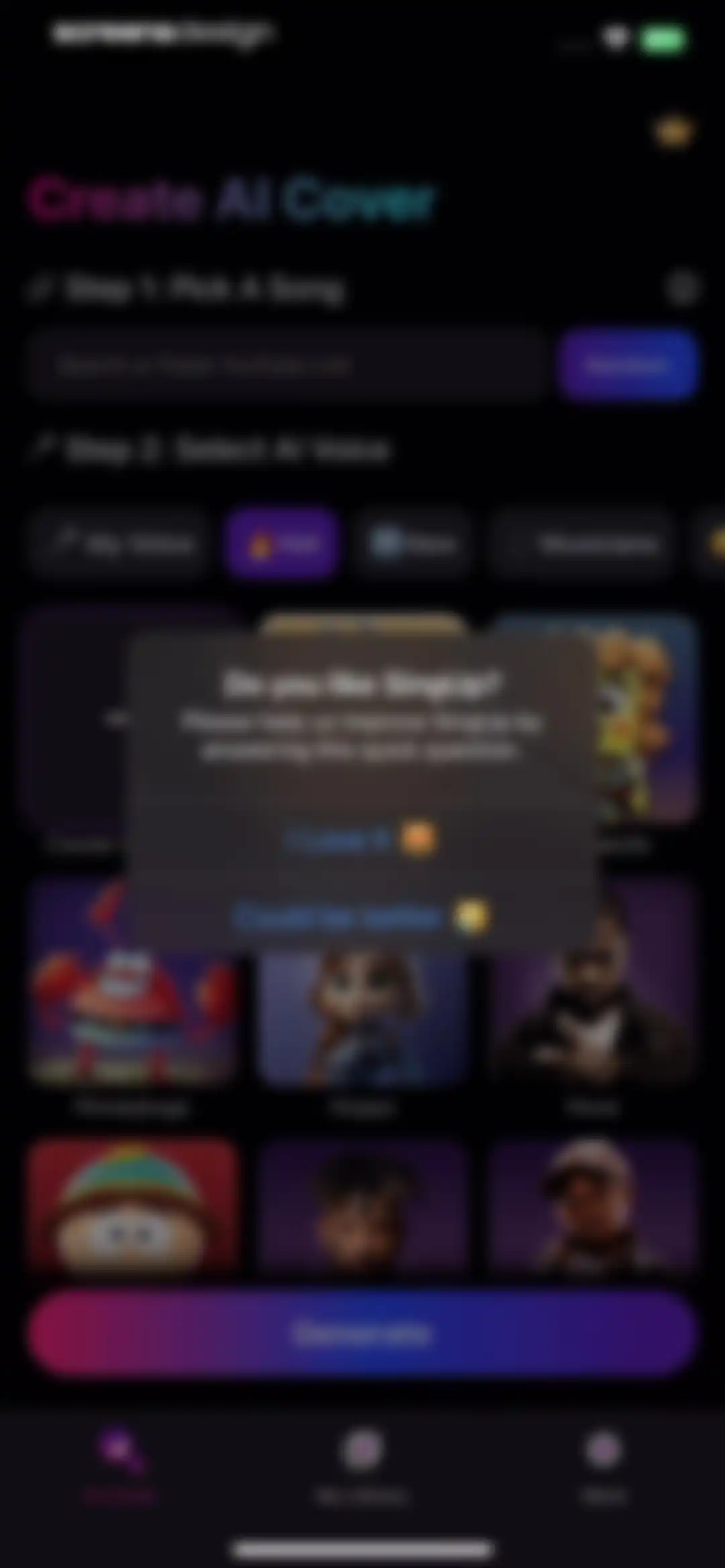 SingUp: AI Music Generator screen 24