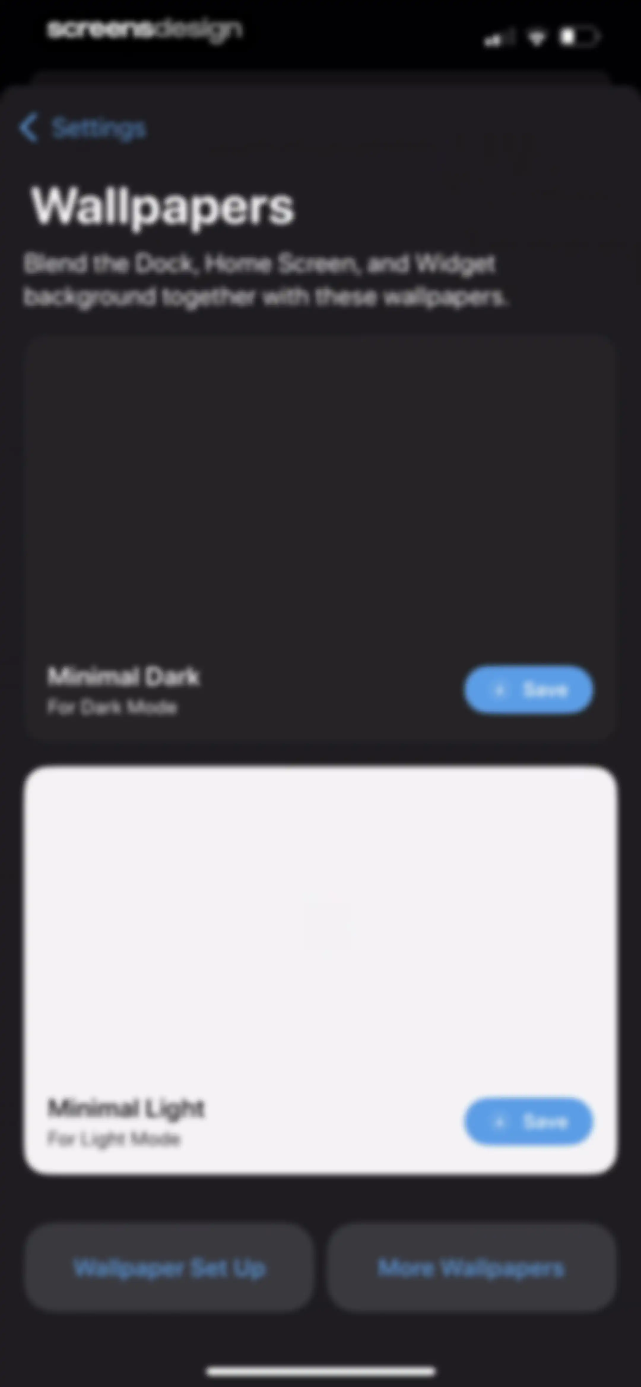 Dumb Phone (dp) screen 100