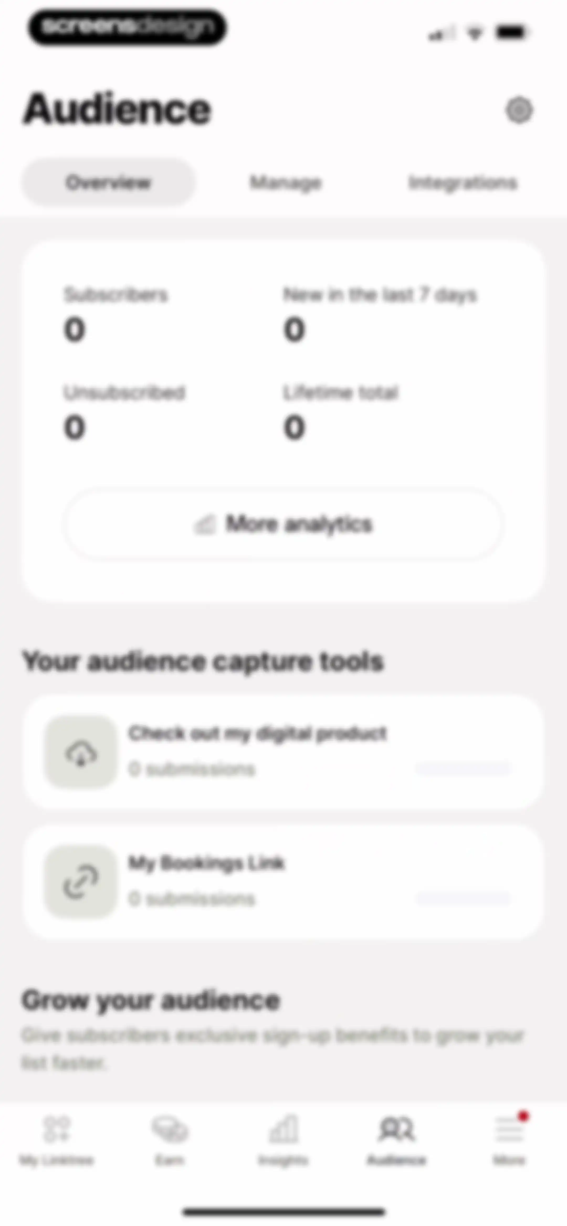 Linktree: Link in Bio Creator screen 156