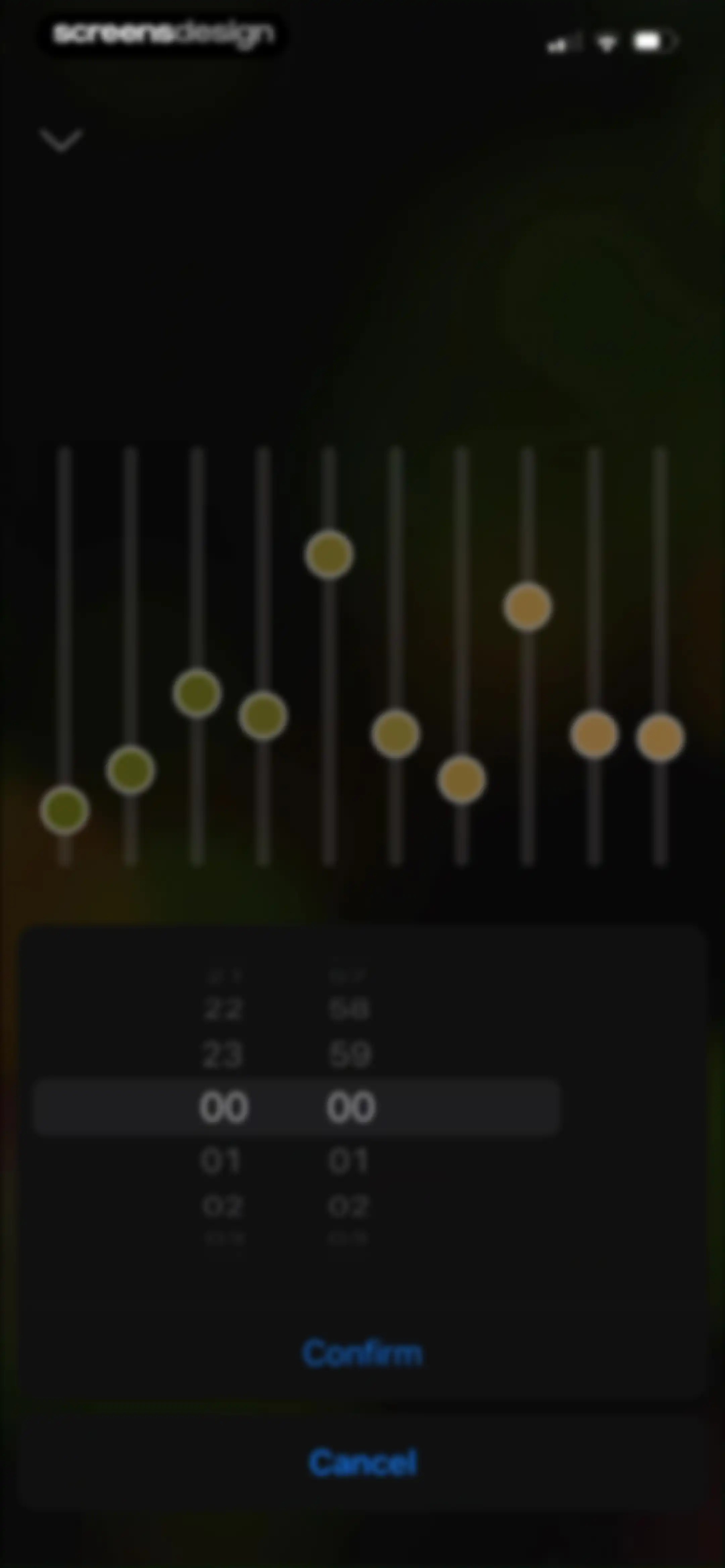 myNoise: Focus · Relax · Sleep screen 17