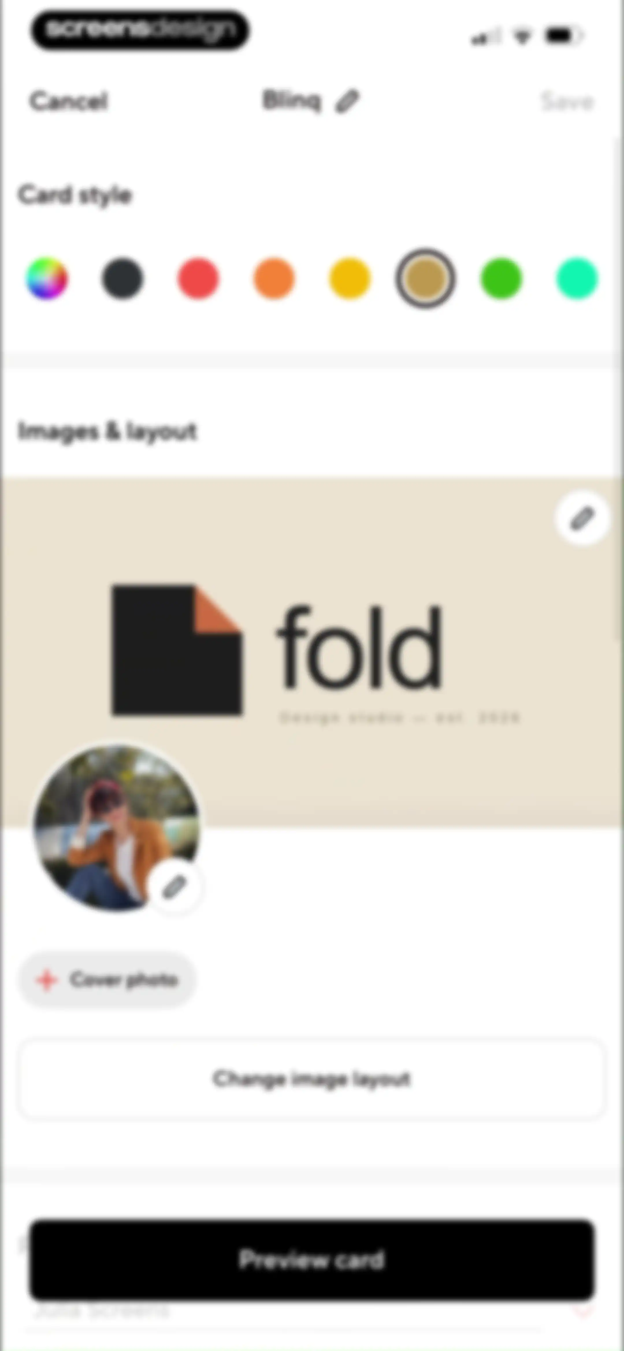 Blinq: Digital Business Card screen 44