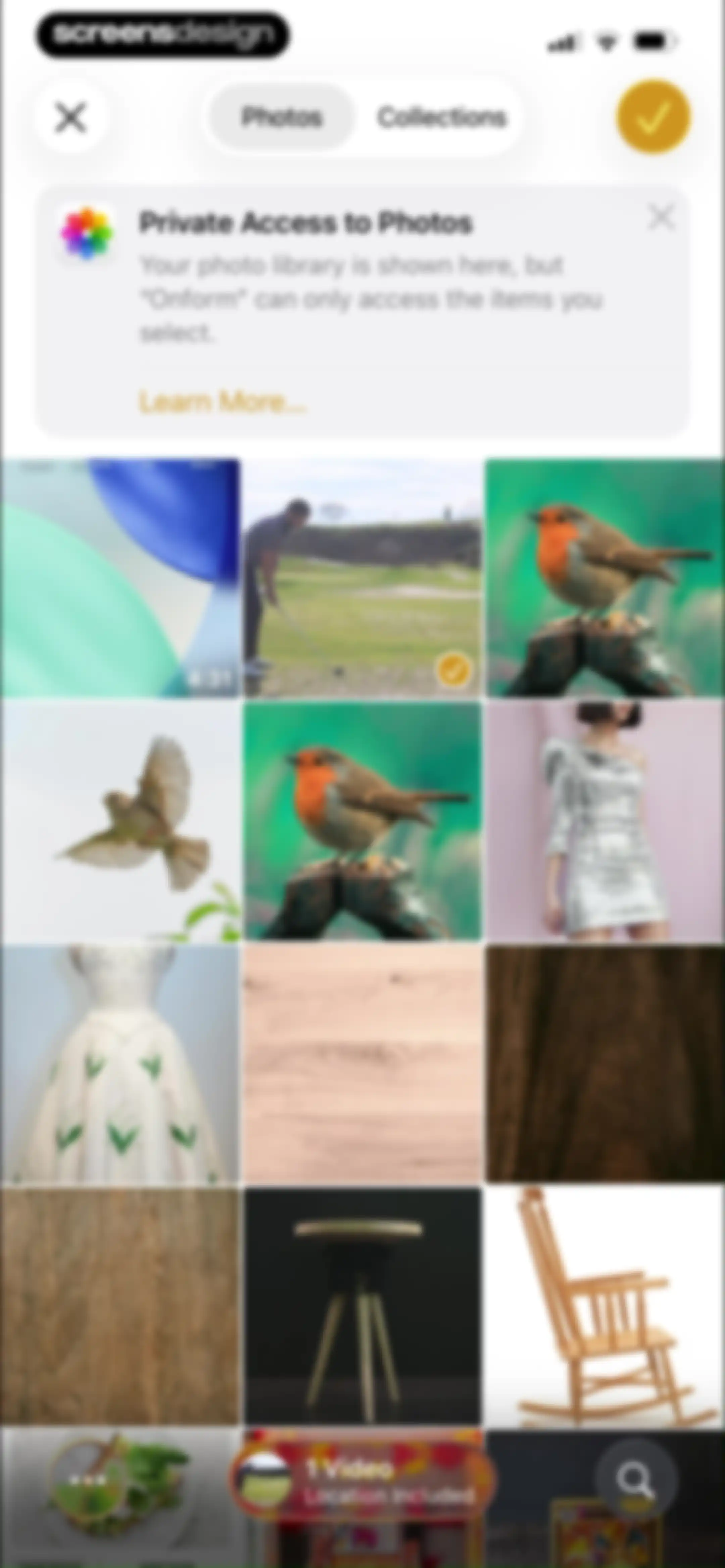 Onform: Video Analysis App screen 78