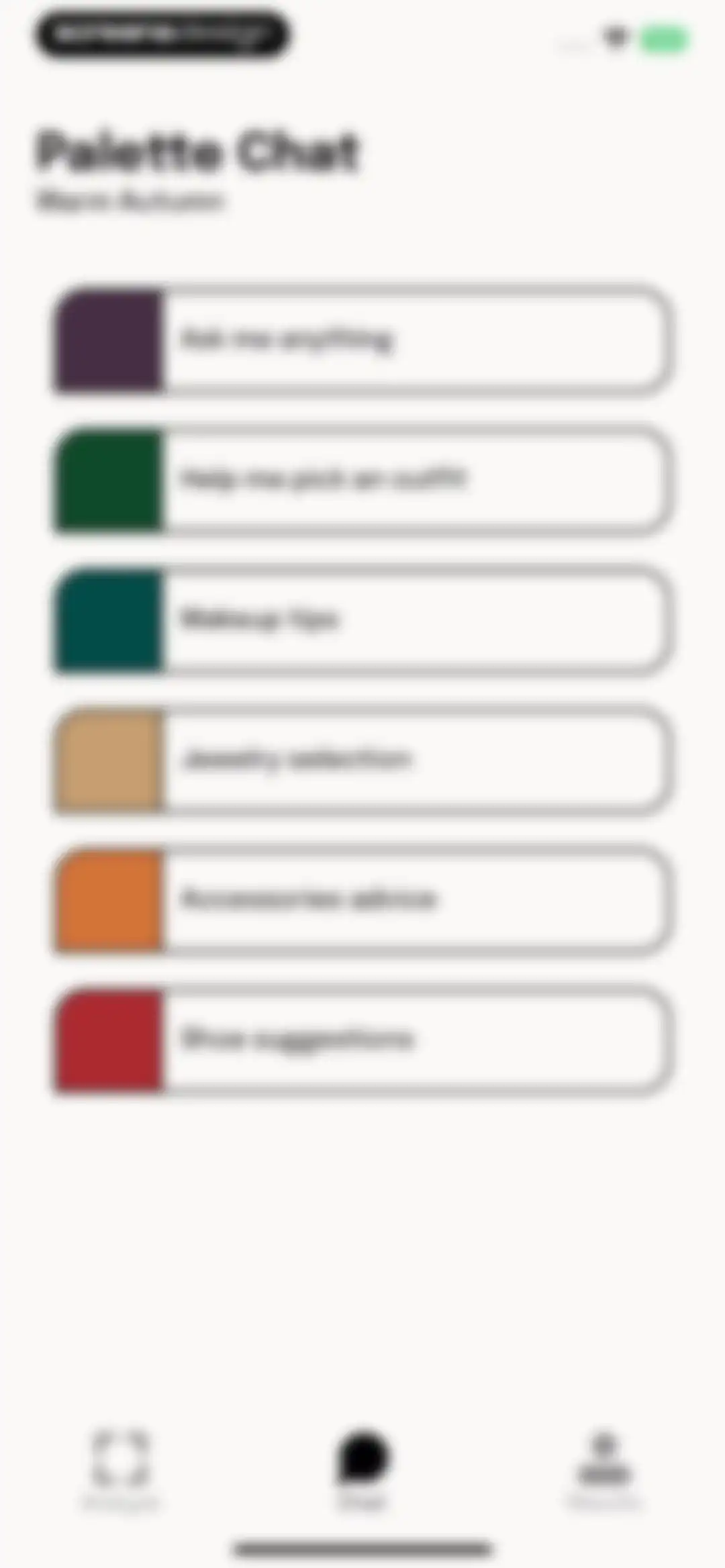 Palette - Color Analysis screen 30
