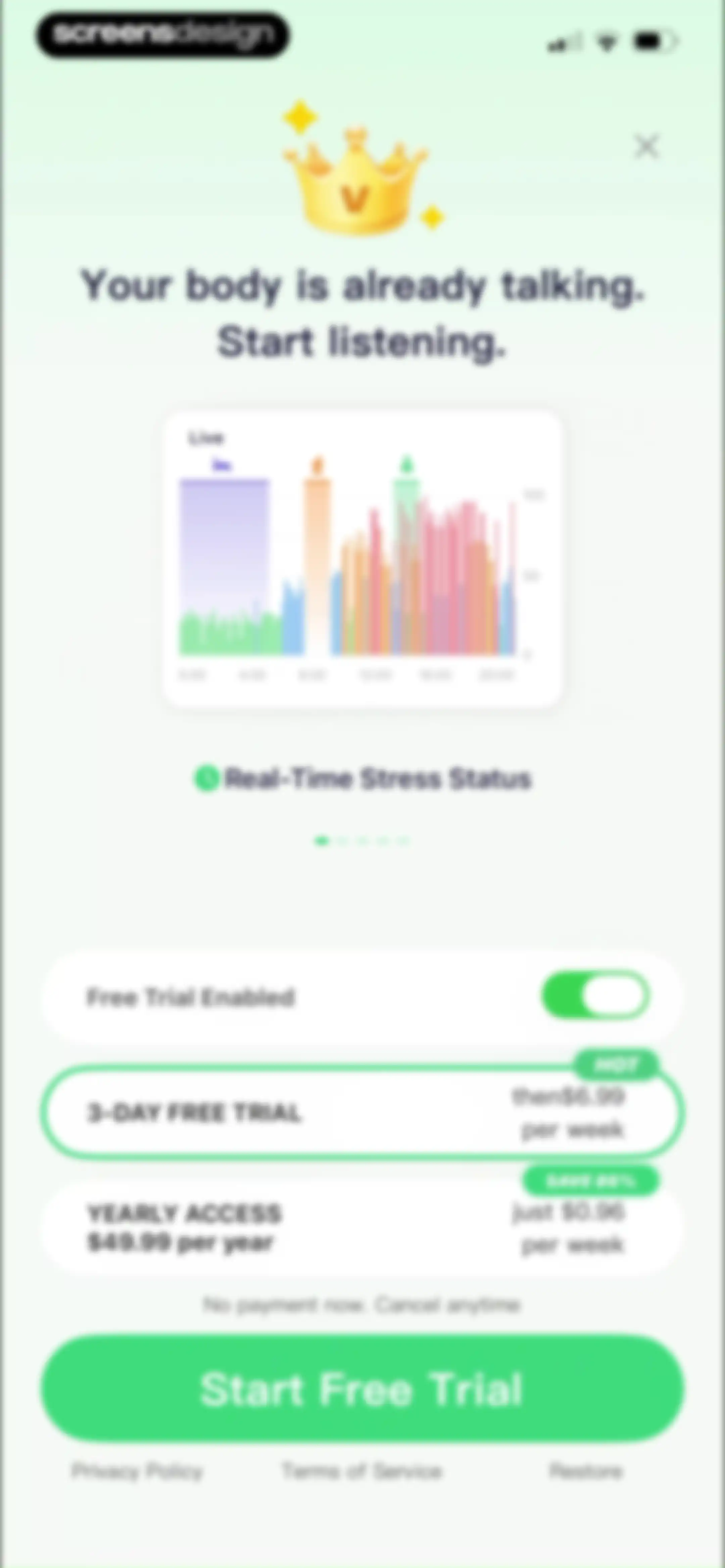 RelaxWatch: Stress&HRV Tracker screen 10