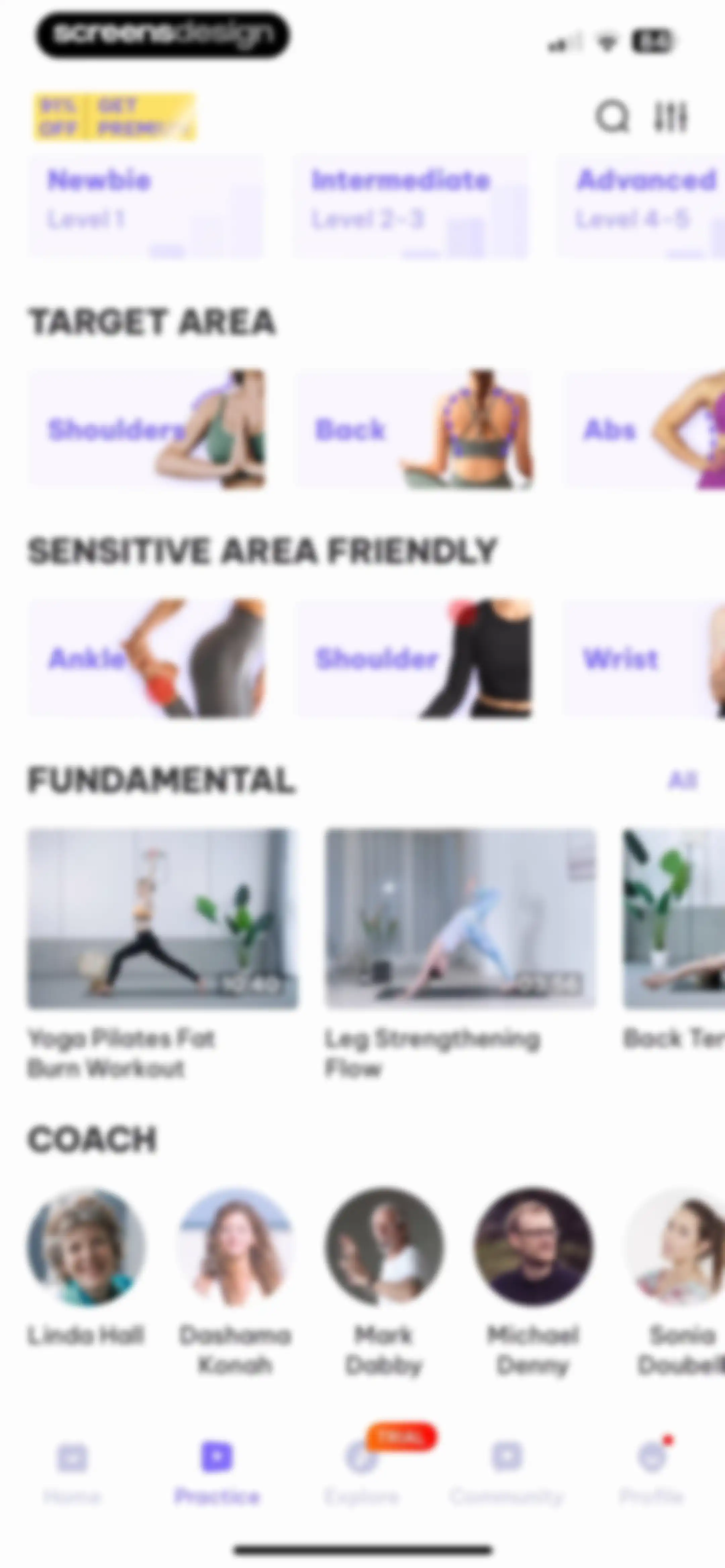 Daily Yoga: Yoga for Fitness® screen 98