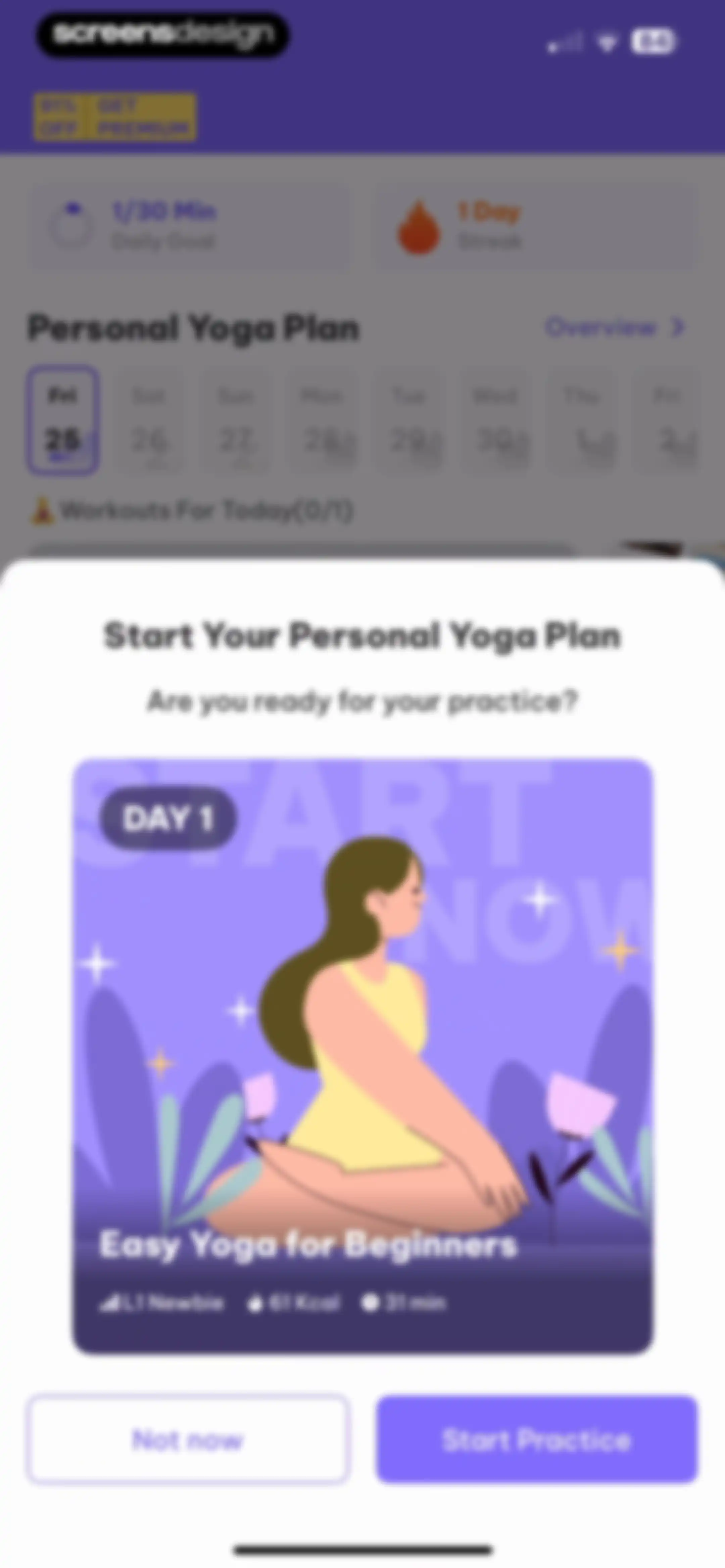 Daily Yoga: Yoga for Fitness® screen 109