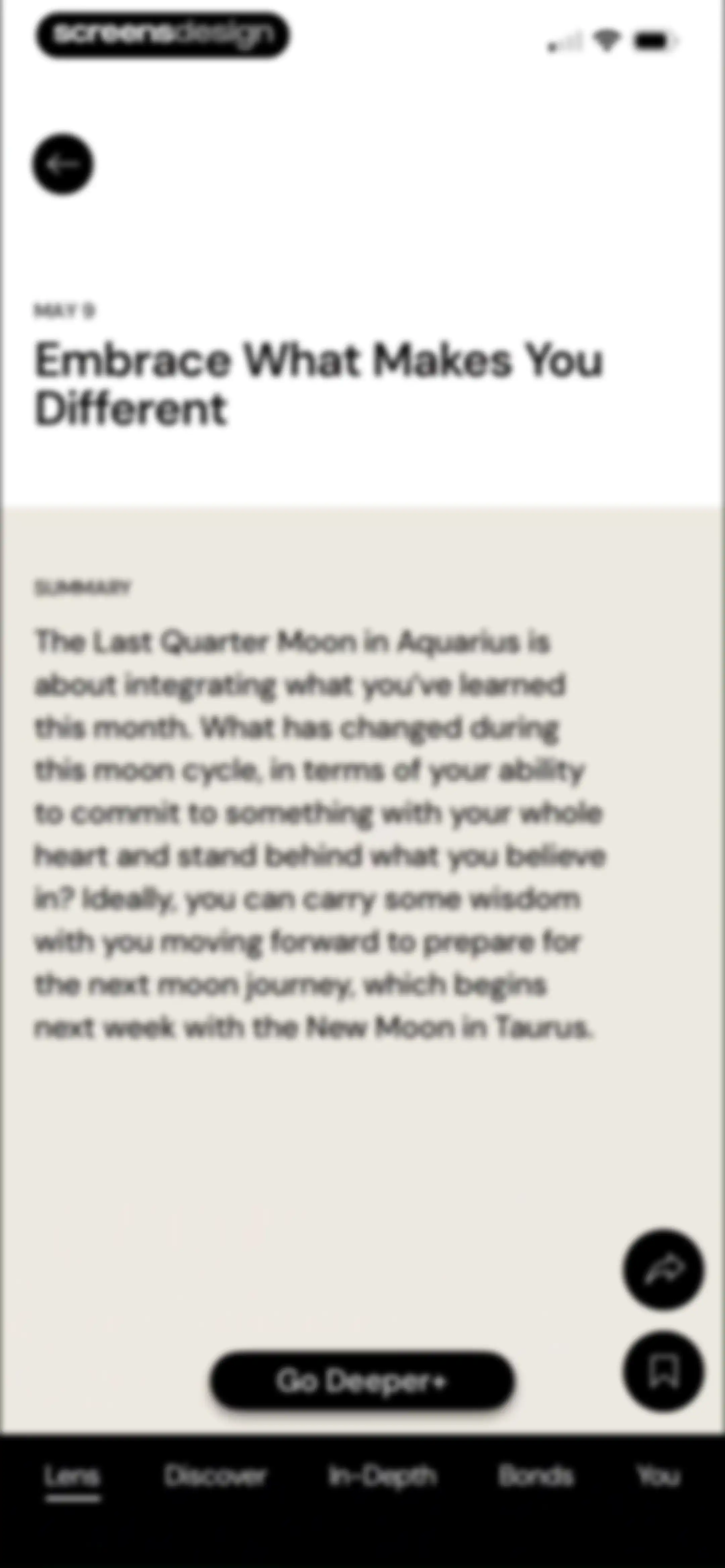 The Pattern: Astrology screen 19