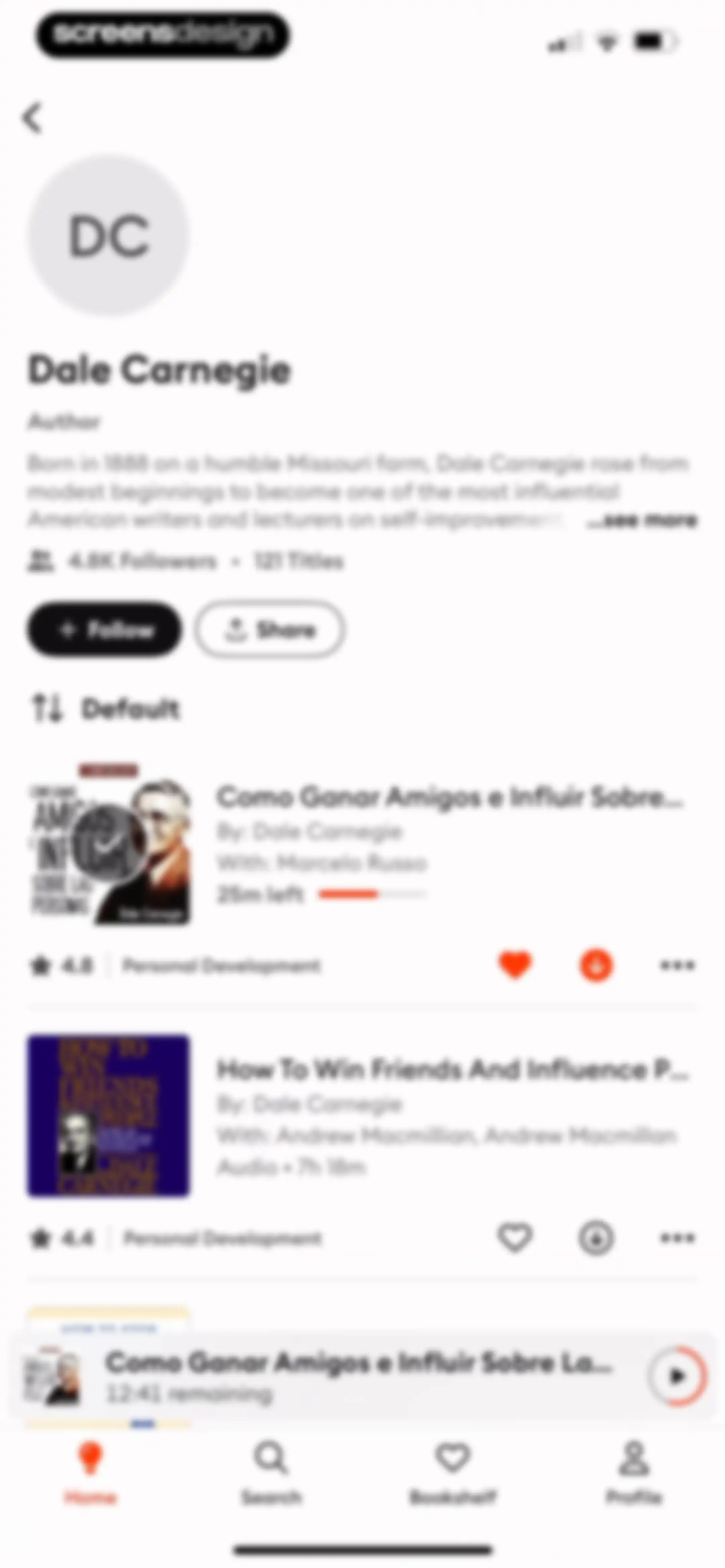 Storytel - Audiobooks Library screen 36