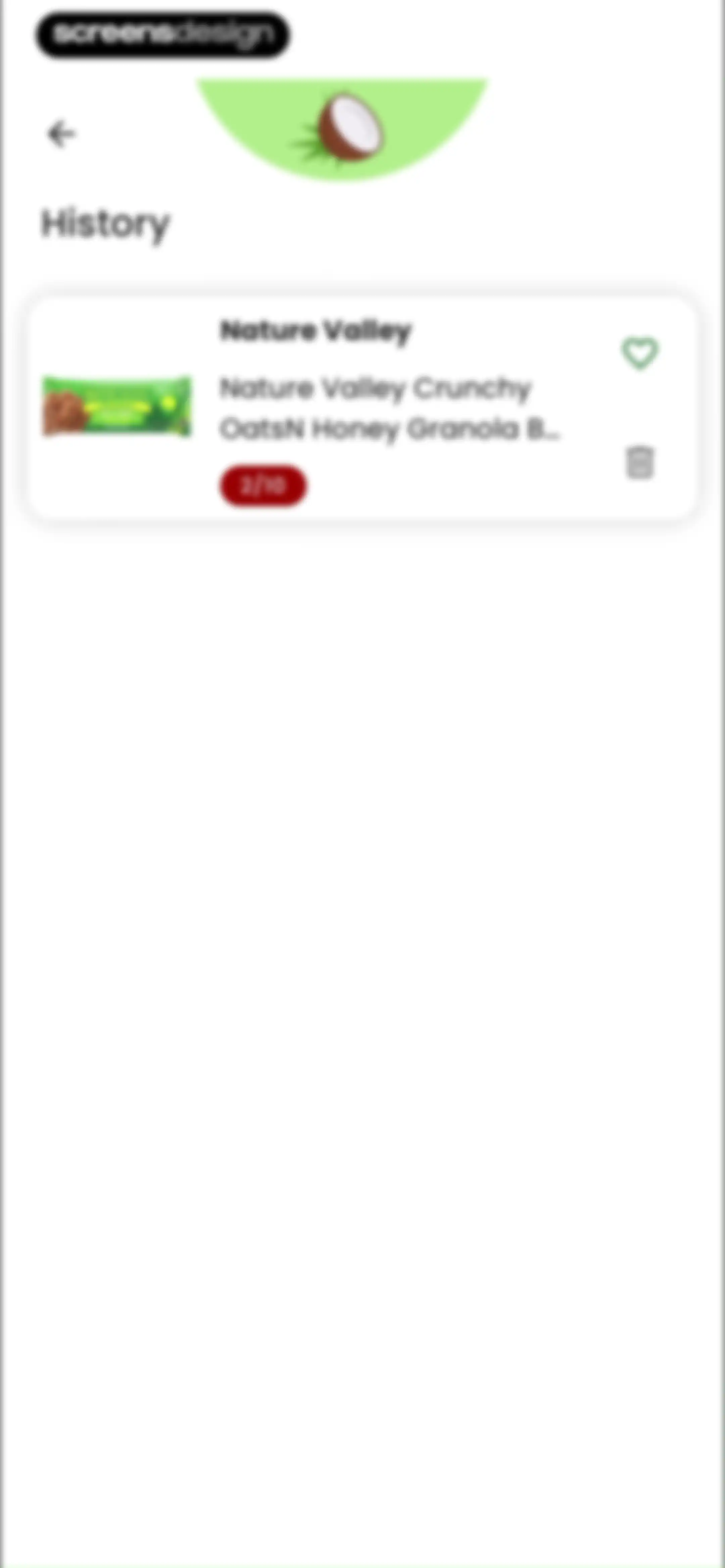 Diabetes food tracker - Gococo screen 112