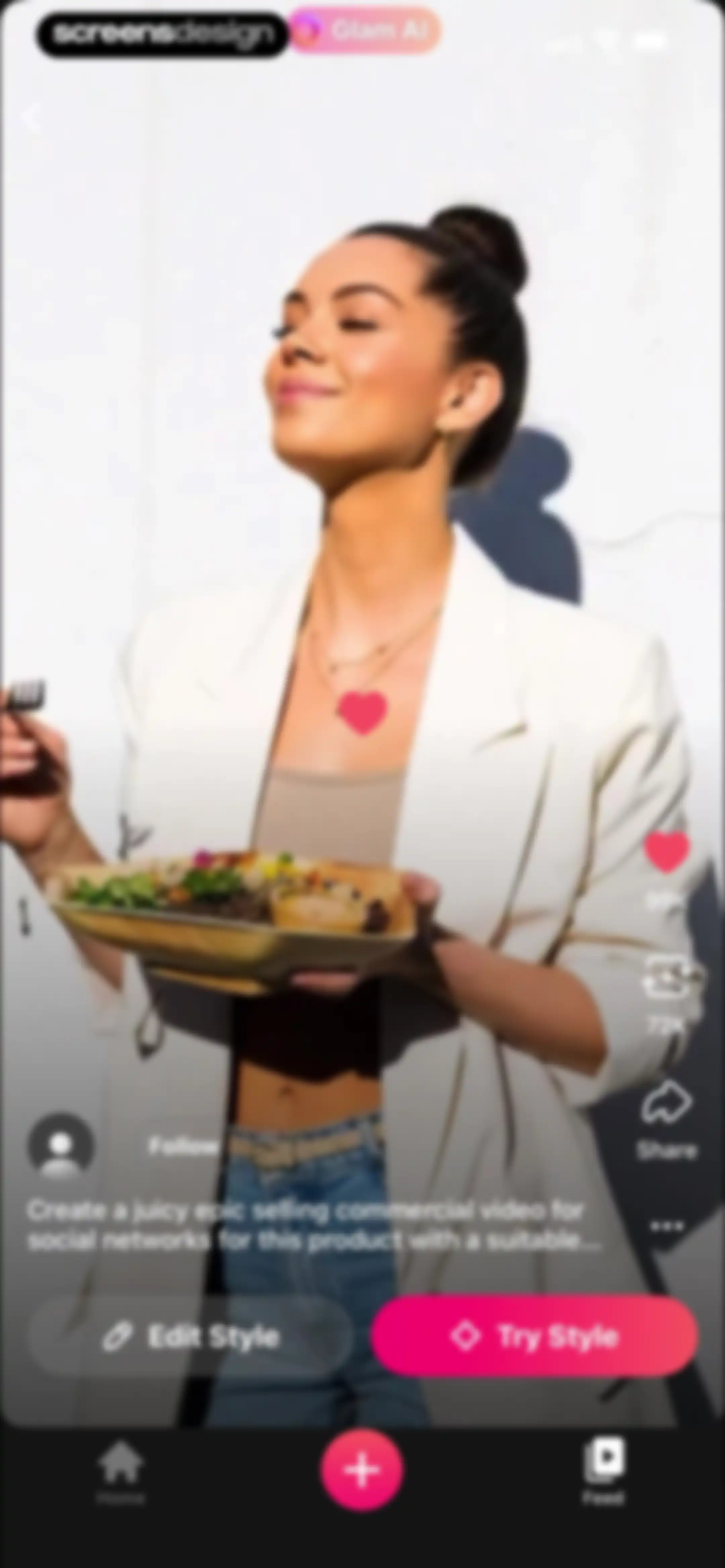 Glam AI: Video & Photo Editor screen 96