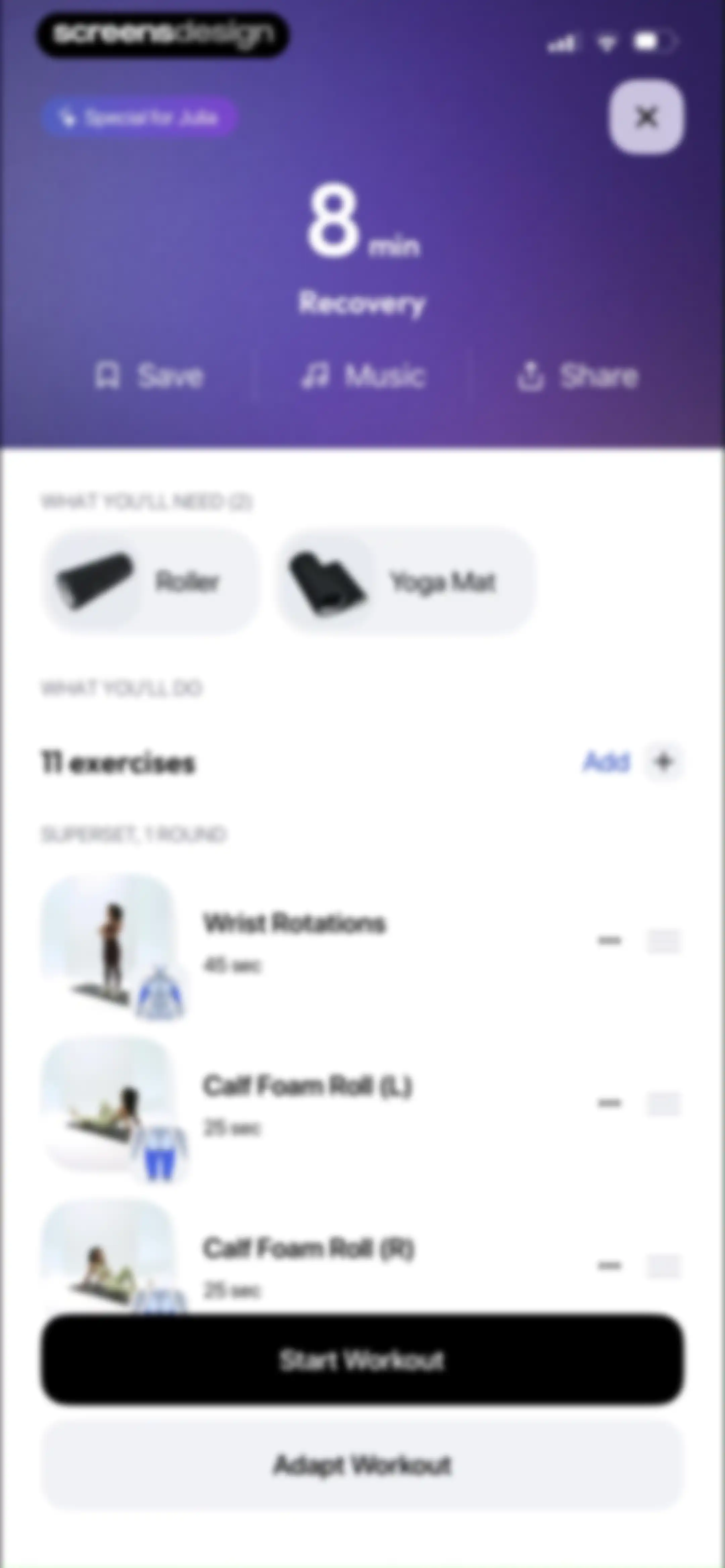 Zing AI: Home & Gym Workouts screen 130