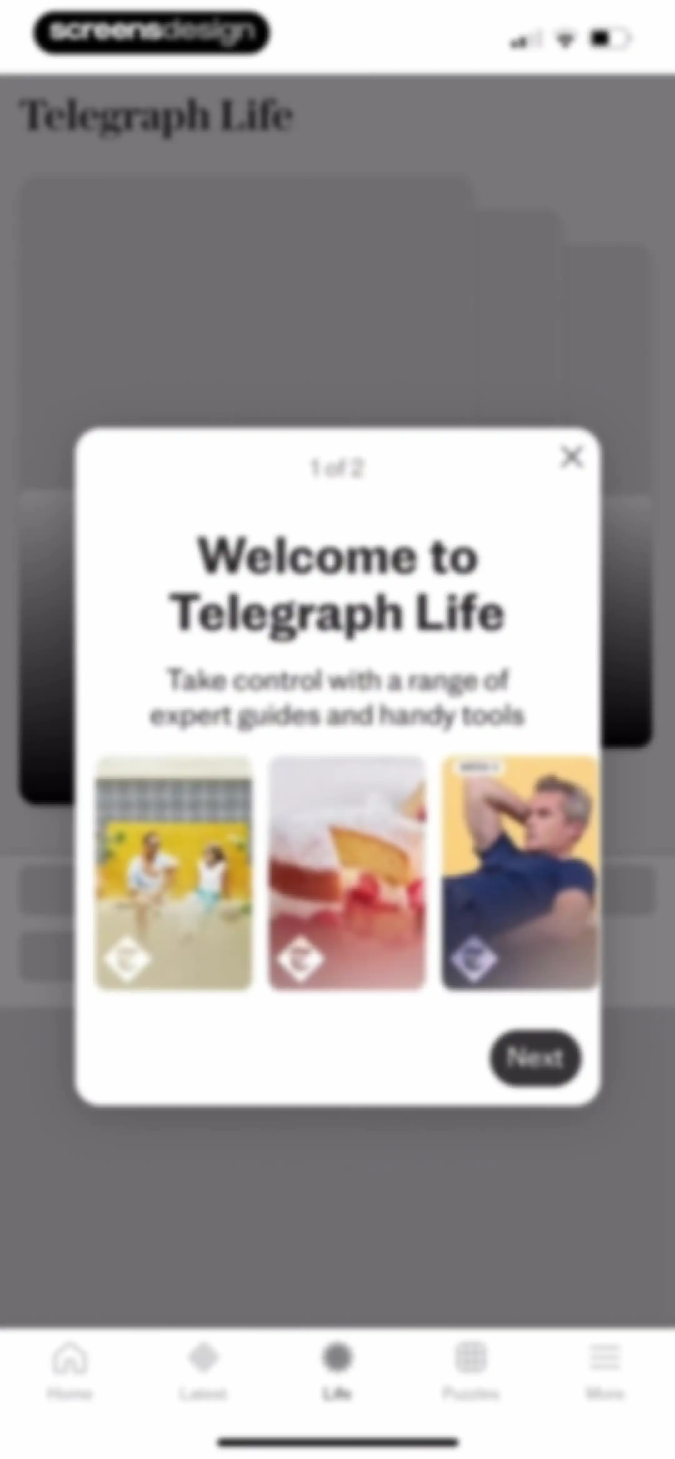 The Telegraph: UK & World News screen 48
