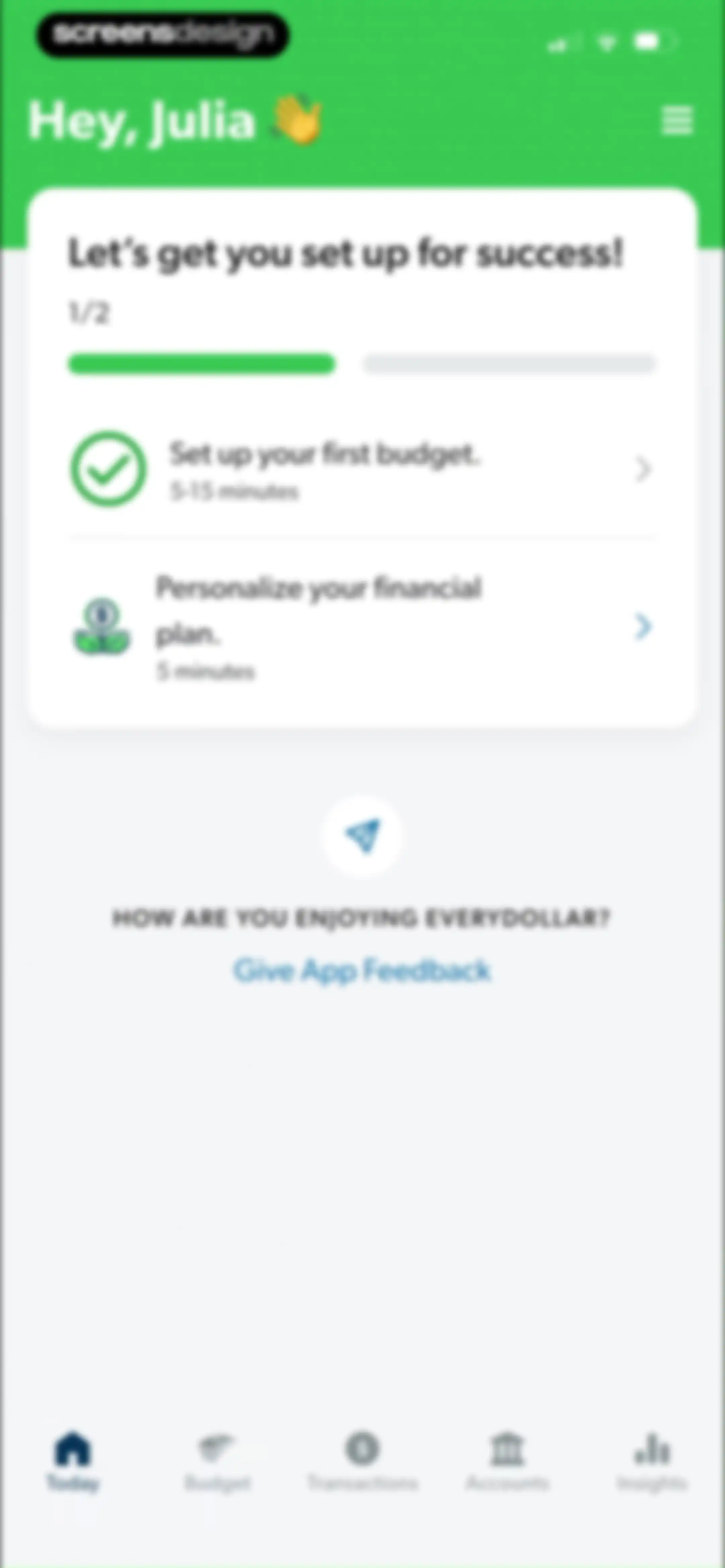 EveryDollar: Budget Management screen 64