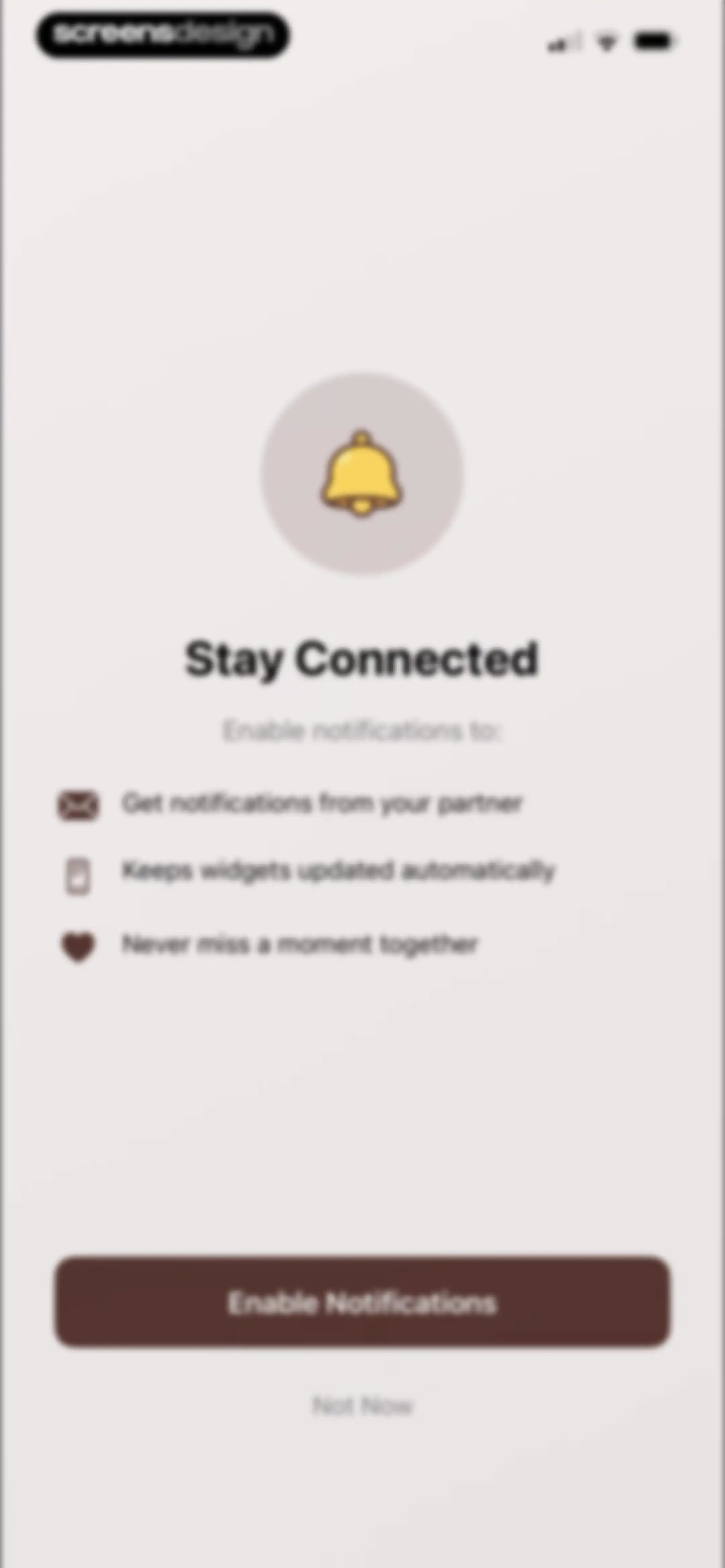 lovelee couples: love note app screen 5