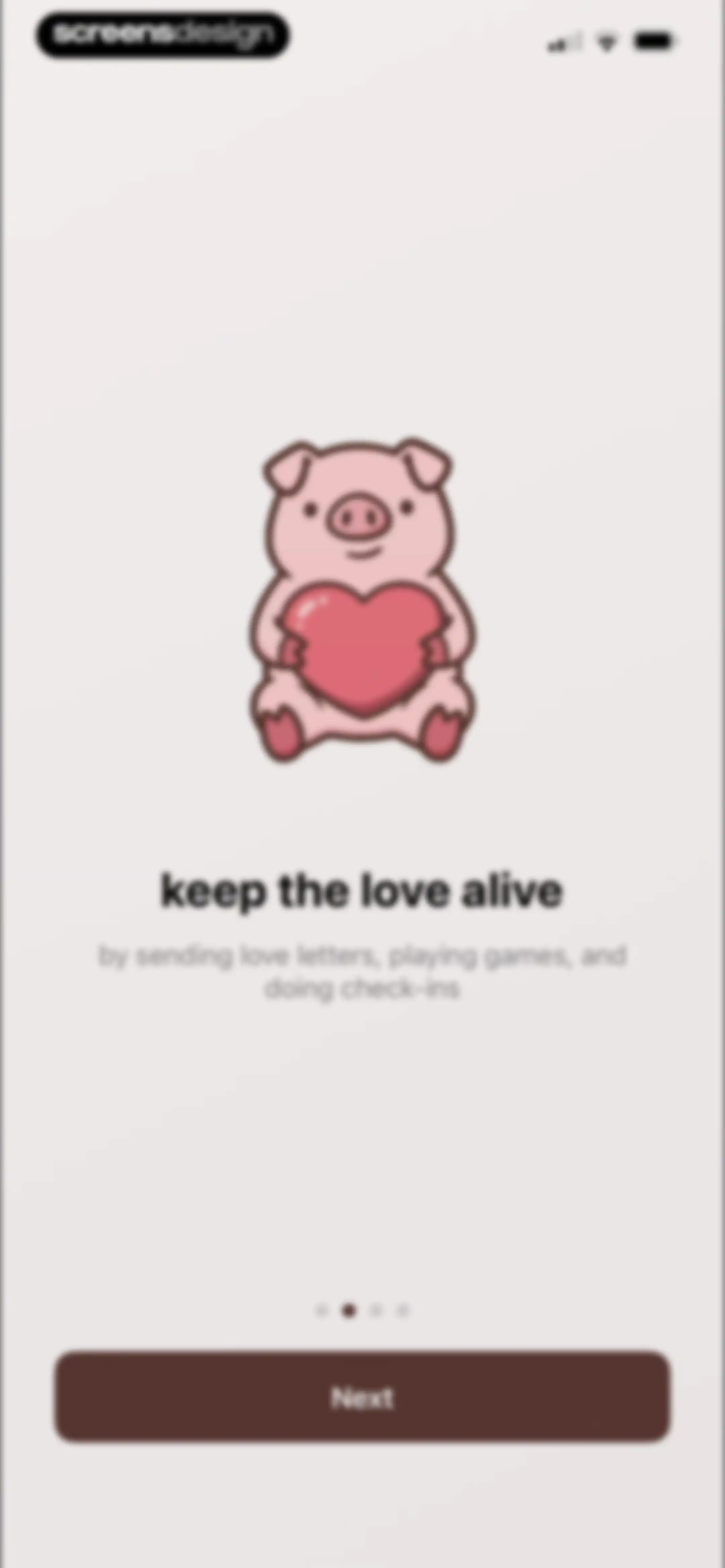 lovelee couples: love note app screen 2